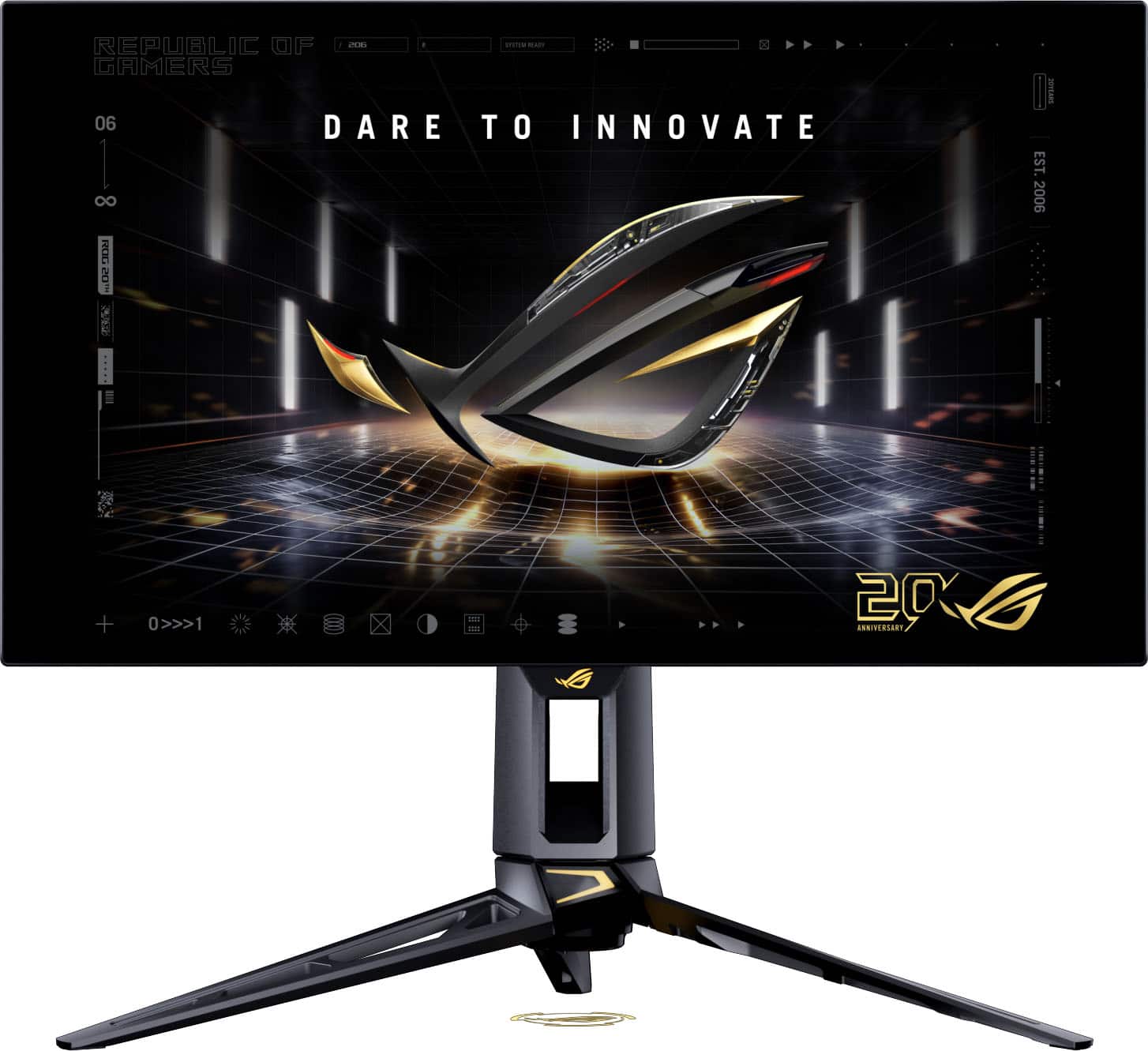 ASUS - ROG Swift 27" Dual Mode (2K 540Hz, HD 720Hz) OLED 0.02ms Gaming Monitor with FreeSync Premium Pro and HDR - 20th Edition