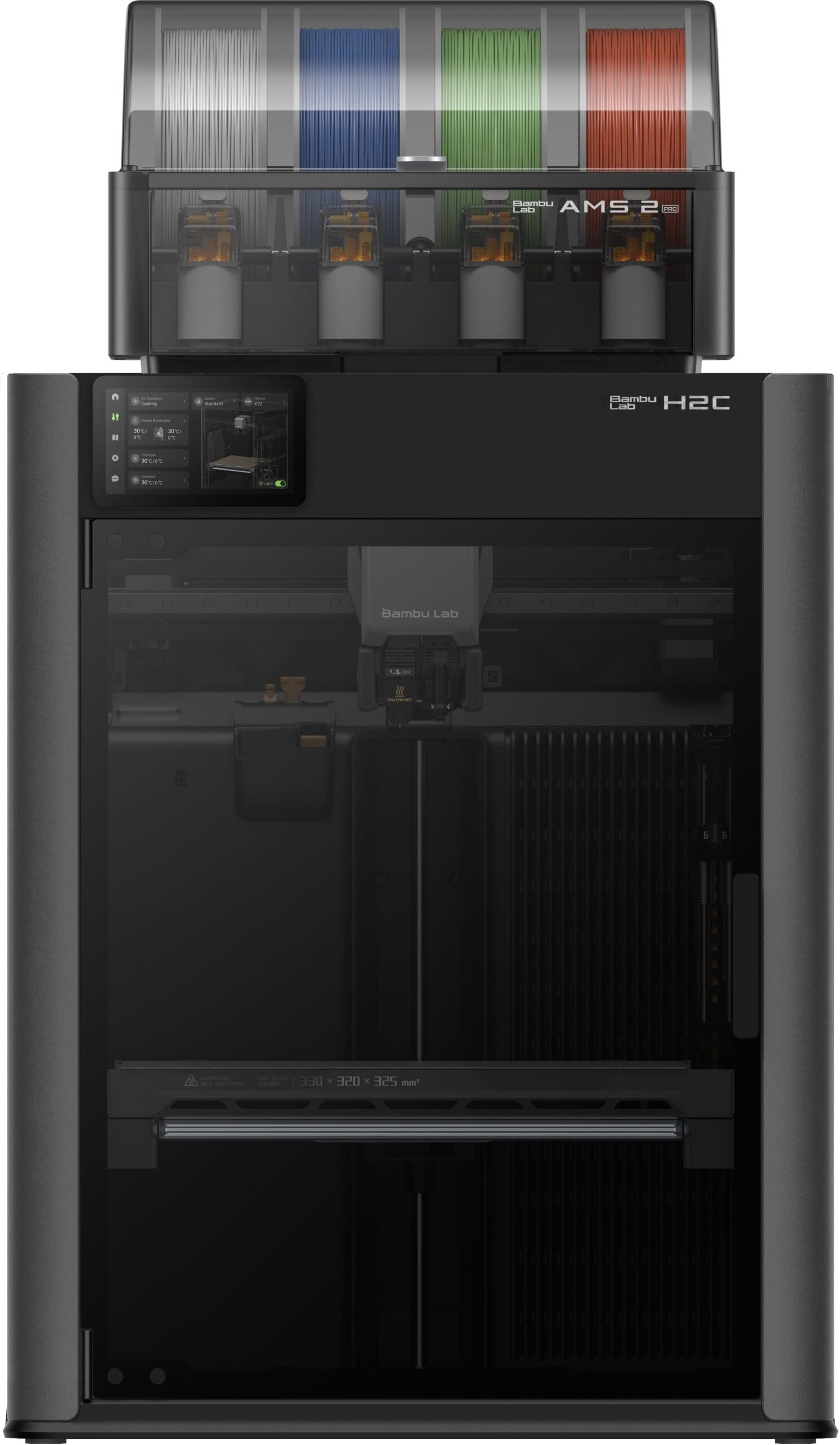 Bambu Lab - H2C AMS Combo 3D Printer - Gray