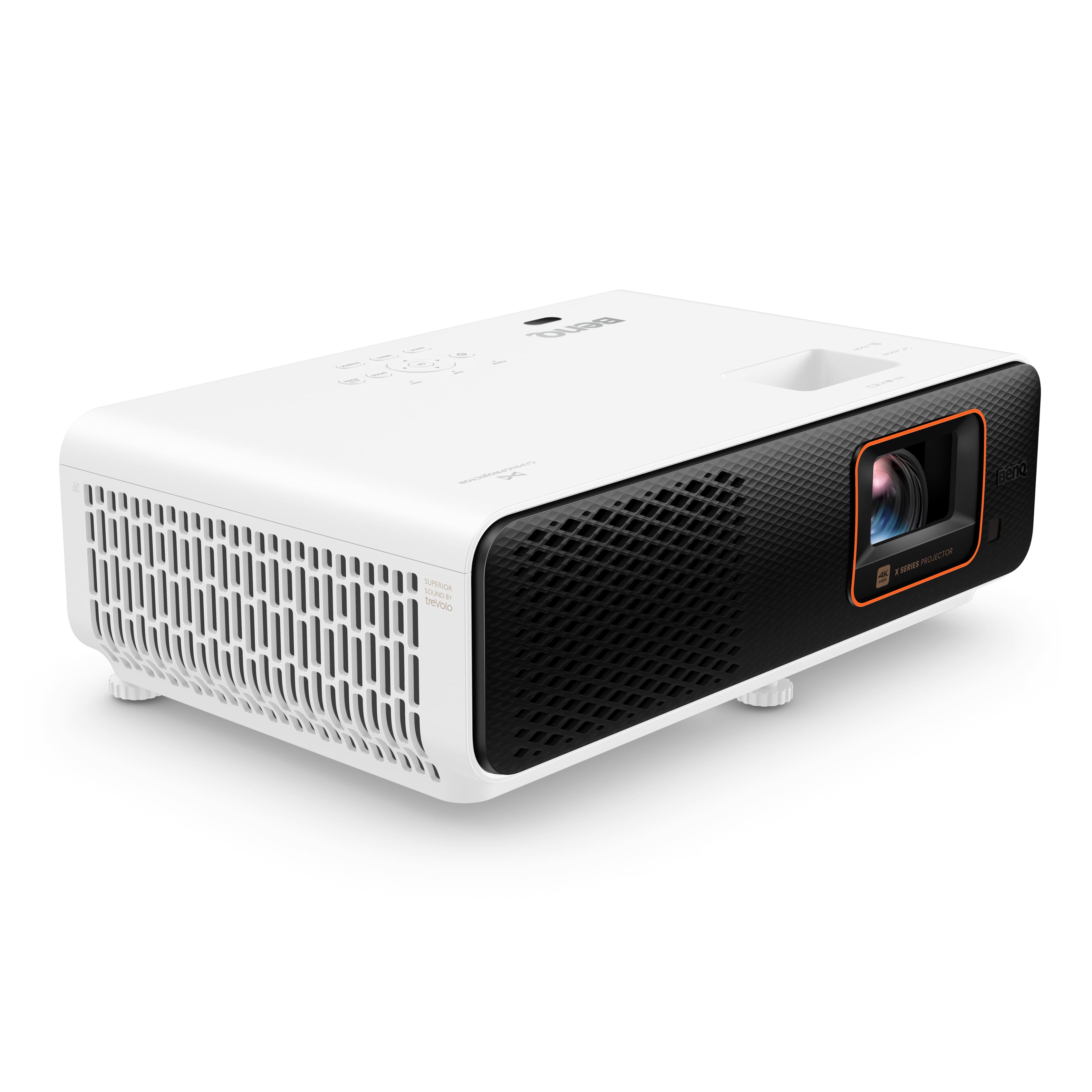 BenQ - X500i 4K HDR DLP 4LED Short Throw Smart Gaming Projector - White