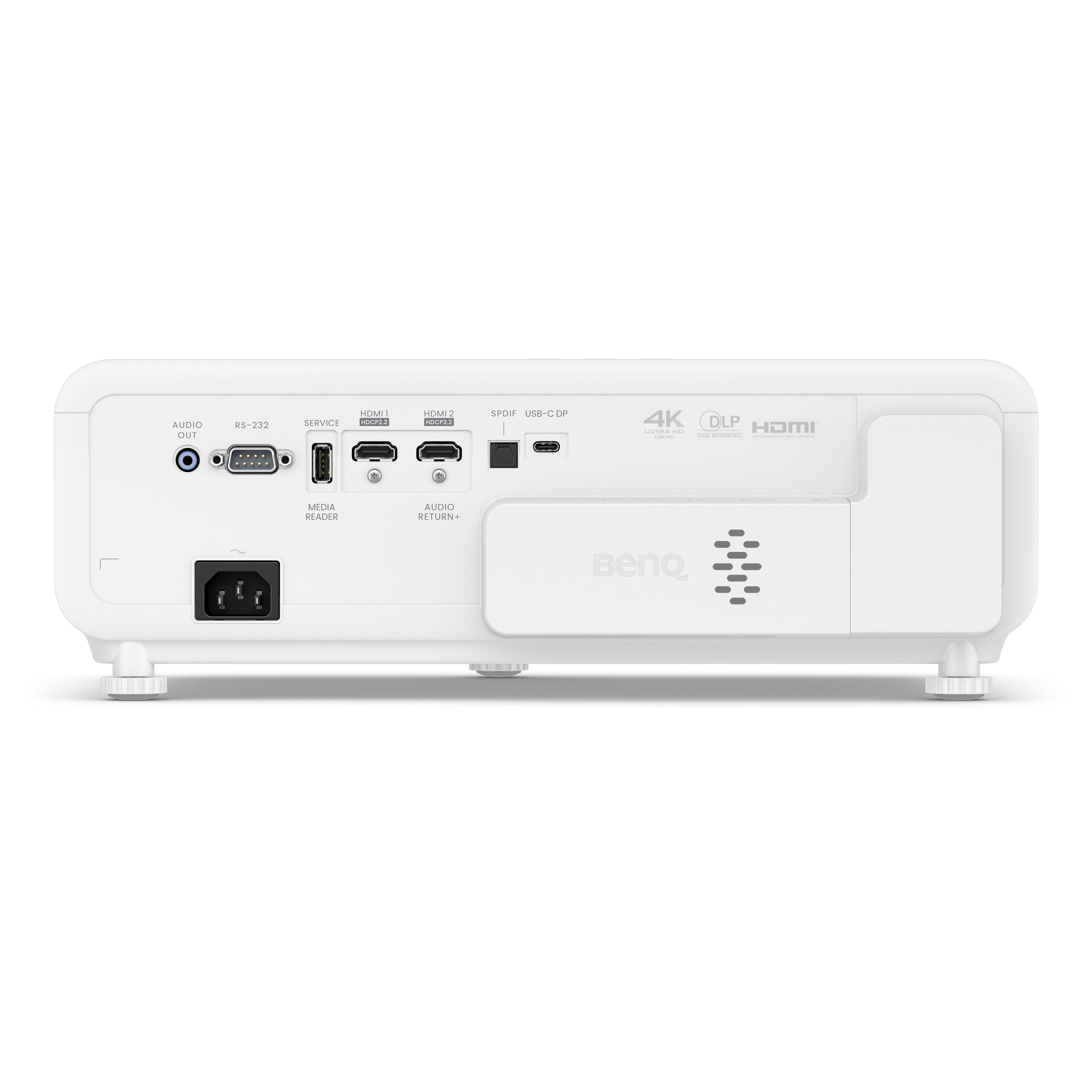 BenQ - X500i 4K HDR DLP 4LED Short Throw Smart Gaming Projector - White