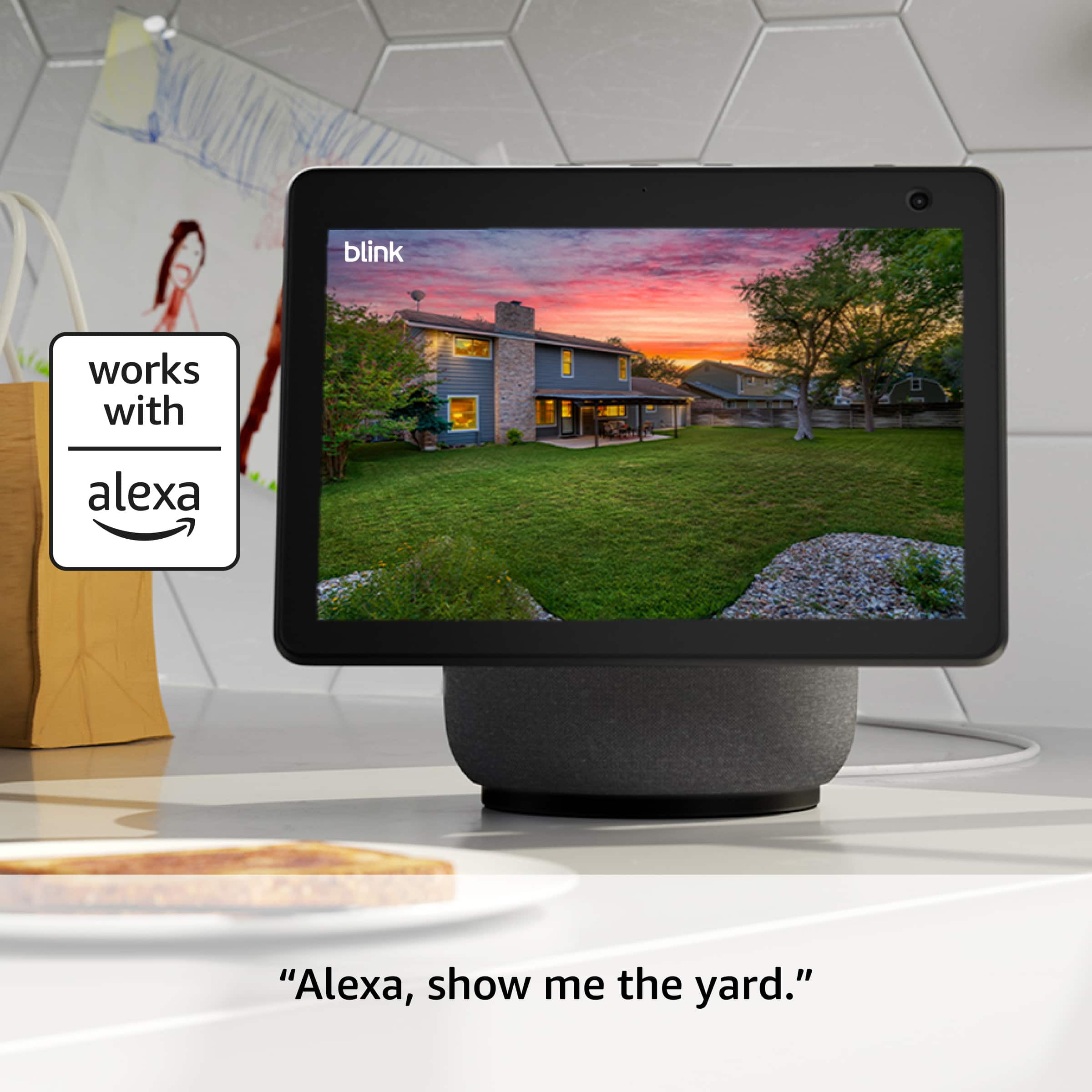 Blink - Outdoor 4 XR — Wireless security camera with extended range, up to 400 feet. Sync Module XR included — 6 Cameras - Black