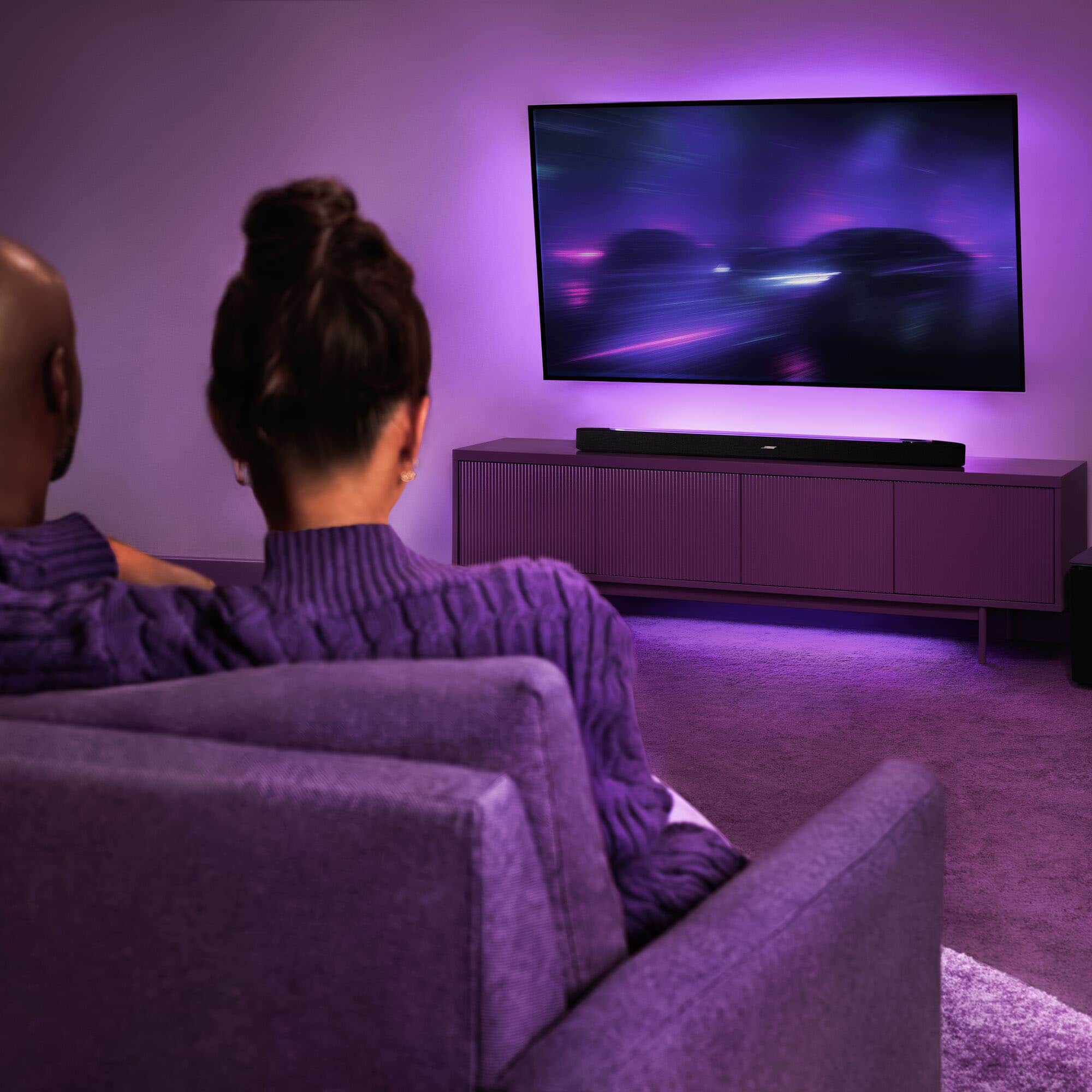 Bose - Lifestyle Ultra 5.1.2 Soundbar with Dolby Atmos, TrueSpatial Audio, AirPlay & Google Cast - Black