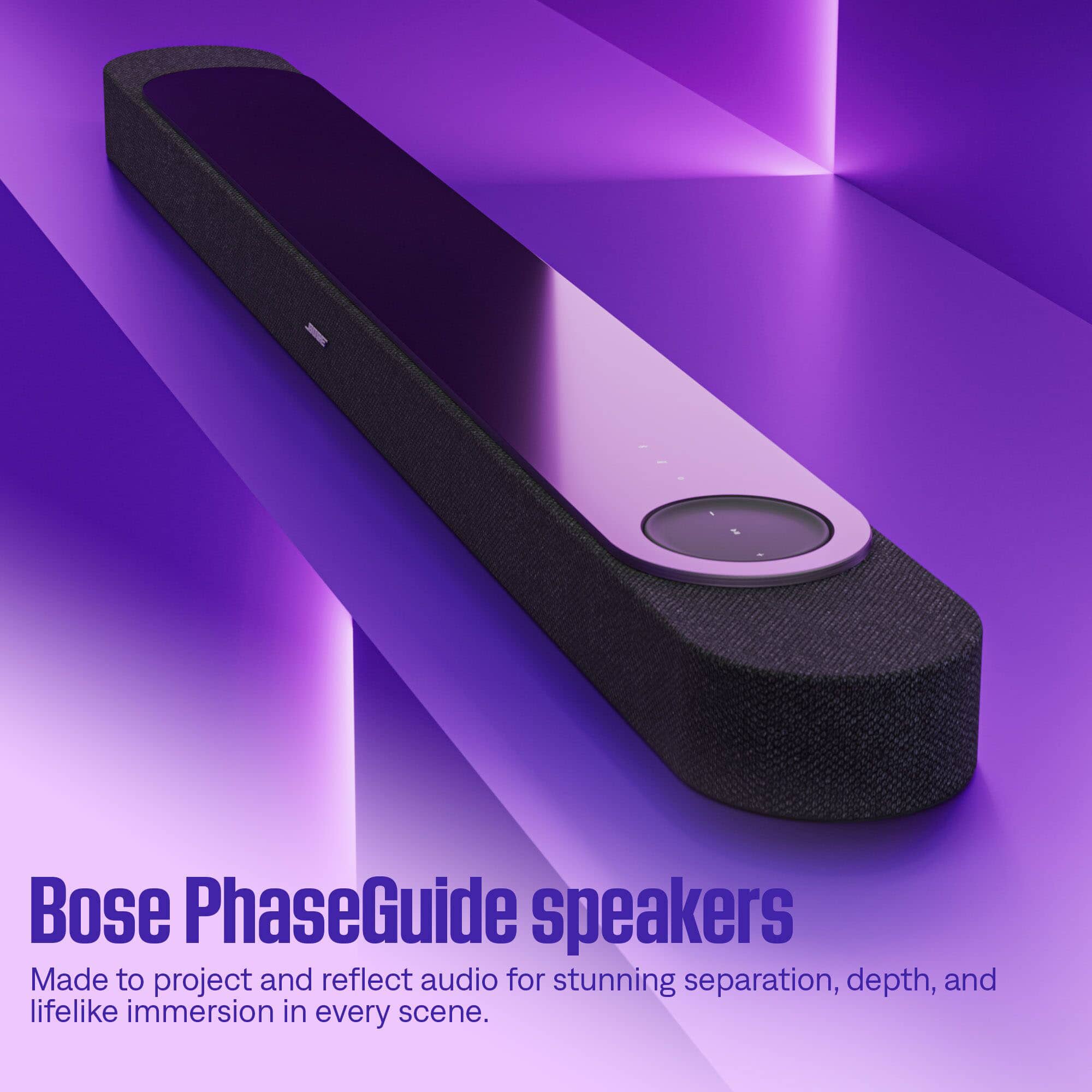 Bose - Lifestyle Ultra 5.1.2 Soundbar with Dolby Atmos, TrueSpatial Audio, AirPlay & Google Cast - Black
