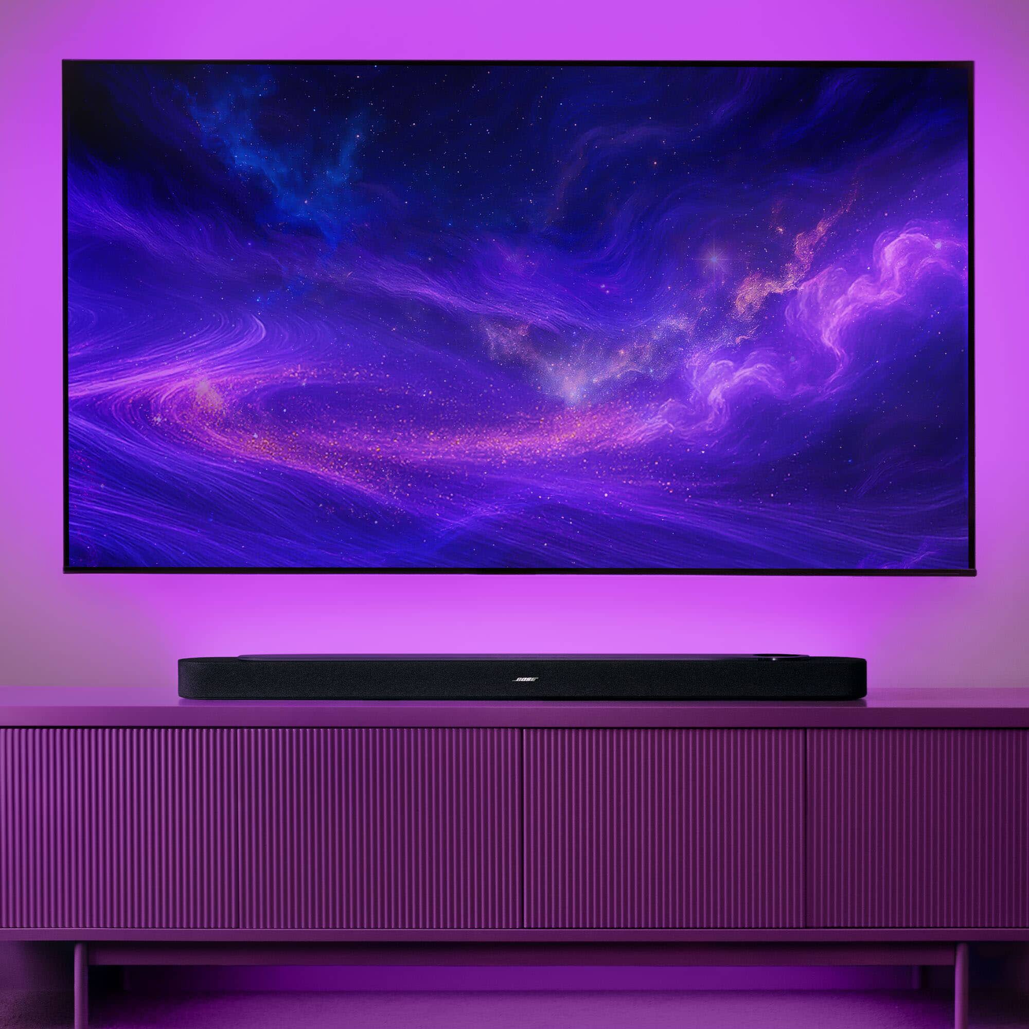 Bose - Lifestyle Ultra 5.1.2 Soundbar with Dolby Atmos, TrueSpatial Audio, AirPlay & Google Cast - Black