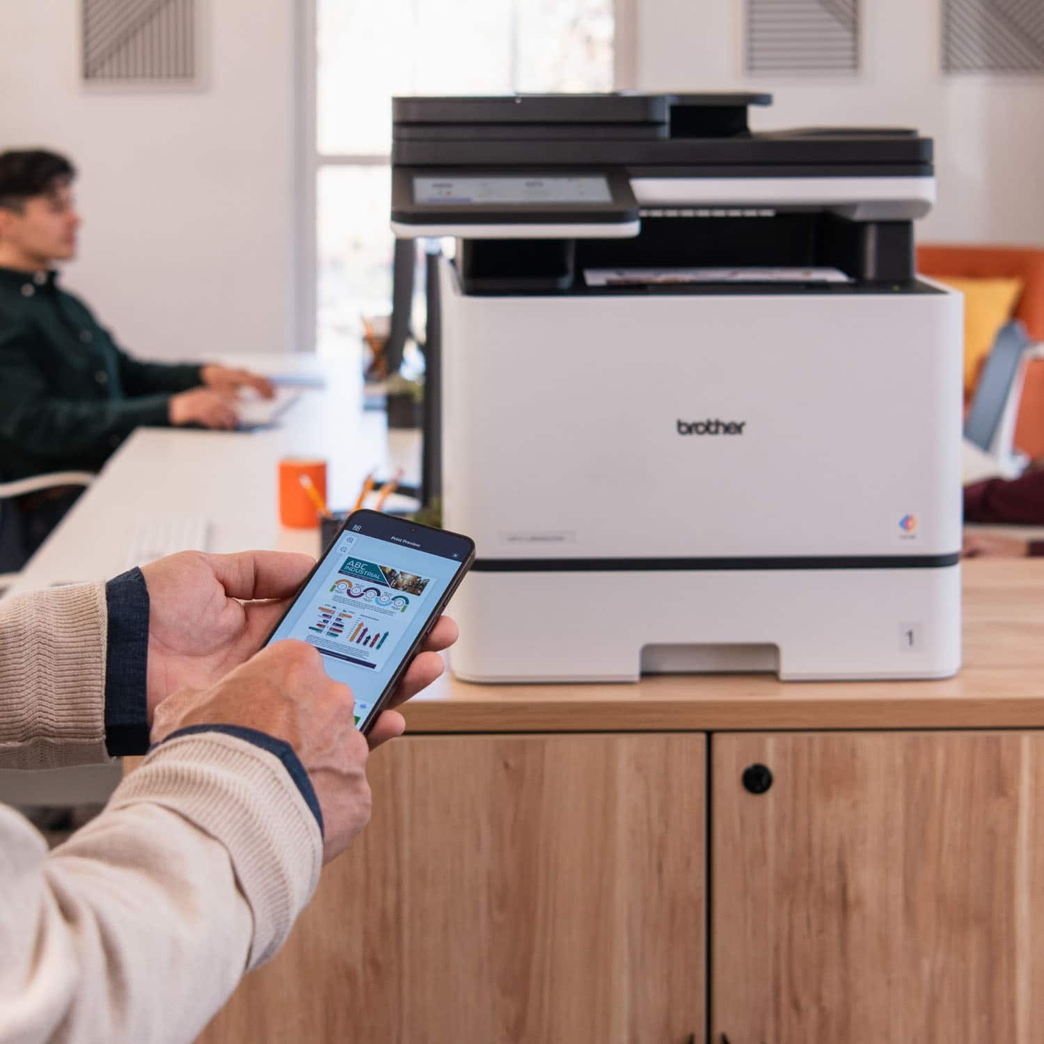 Brother - MFC-L8930CDW Color Laser All-in-One Printer with Duplex Print, Scan, Copy and Low-Cost Printing - White