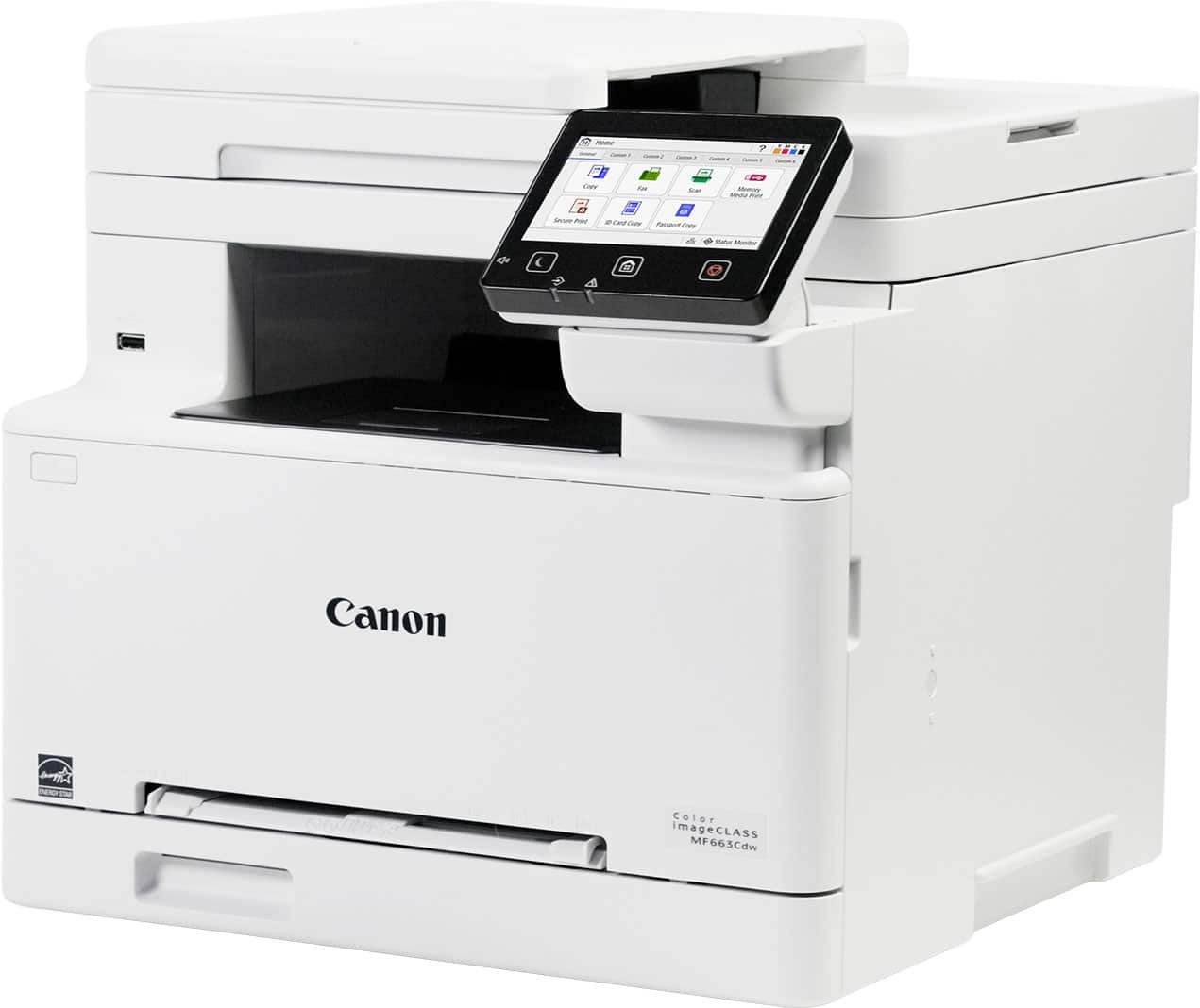 Canon - imageCLASS MF663Cdw Wireless Duplex Color Laser All-In-One Printer with 50-Sheet ADF - White