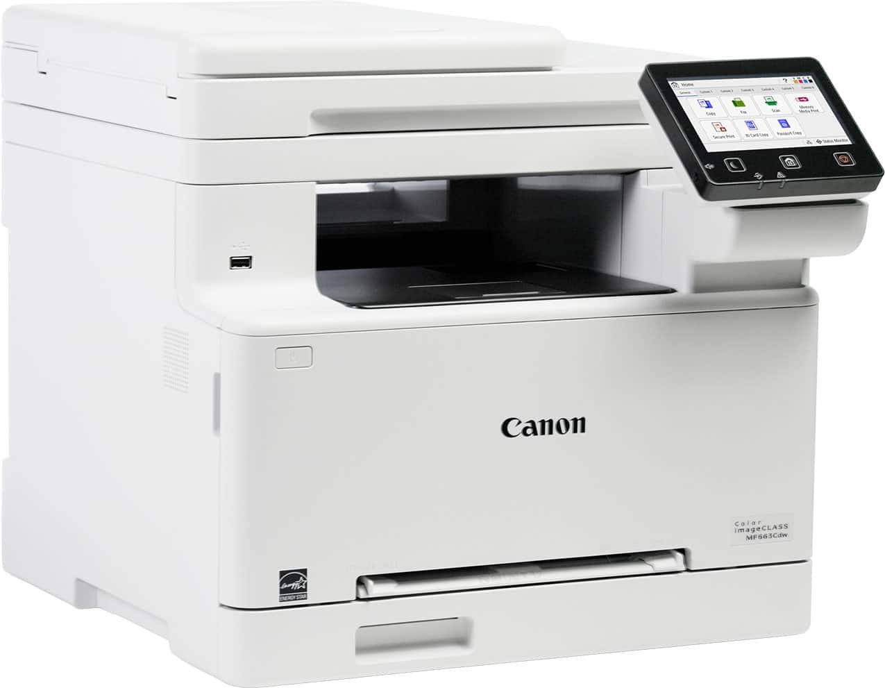 Canon - imageCLASS MF663Cdw Wireless Duplex Color Laser All-In-One Printer with 50-Sheet ADF - White