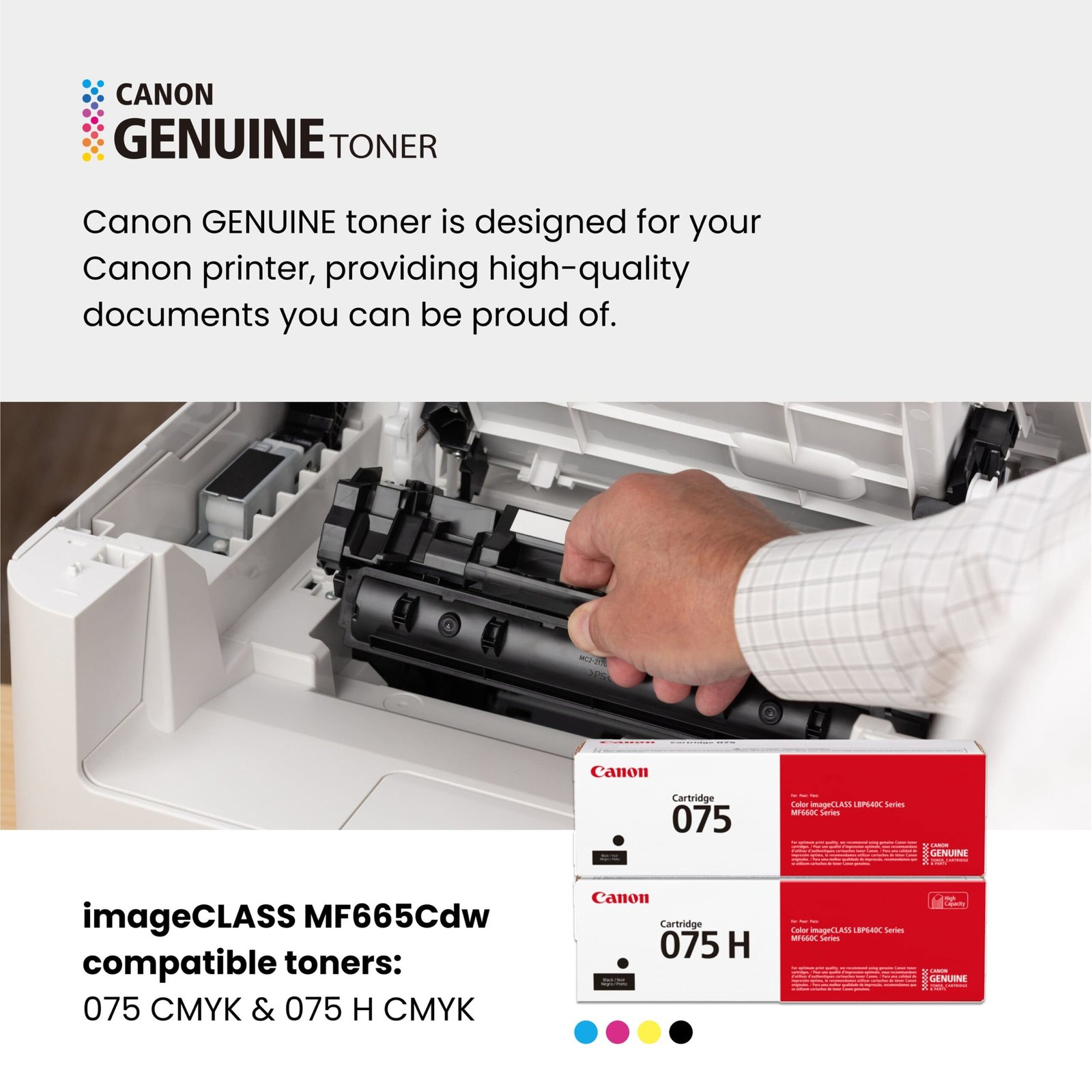 Canon - imageCLASS MF665Cdw Wireless Duplex Color All-In-One Laser Printer with Fax and 50-Sheet ADF - White