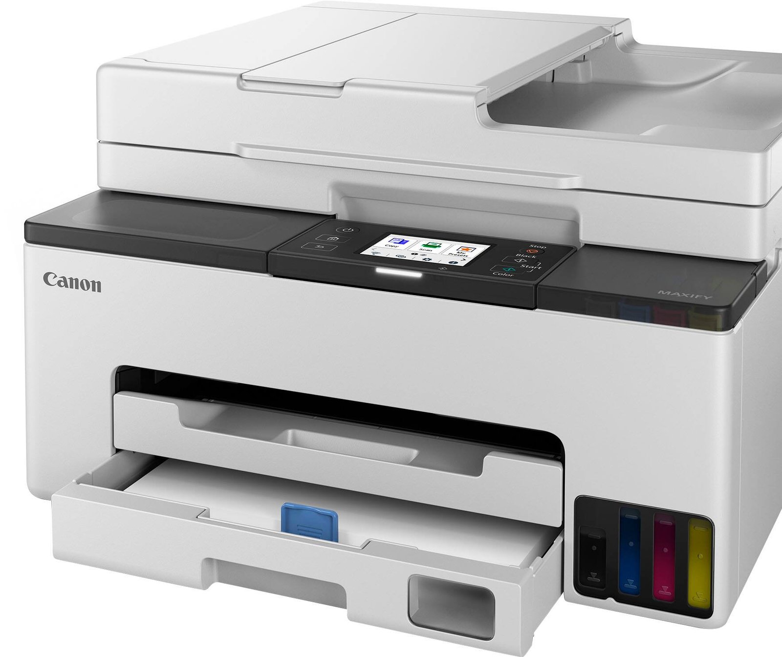 Canon - MAXIFY GX2020 Megatank Wireless All-In-One Supertank Inkjet Printer - White