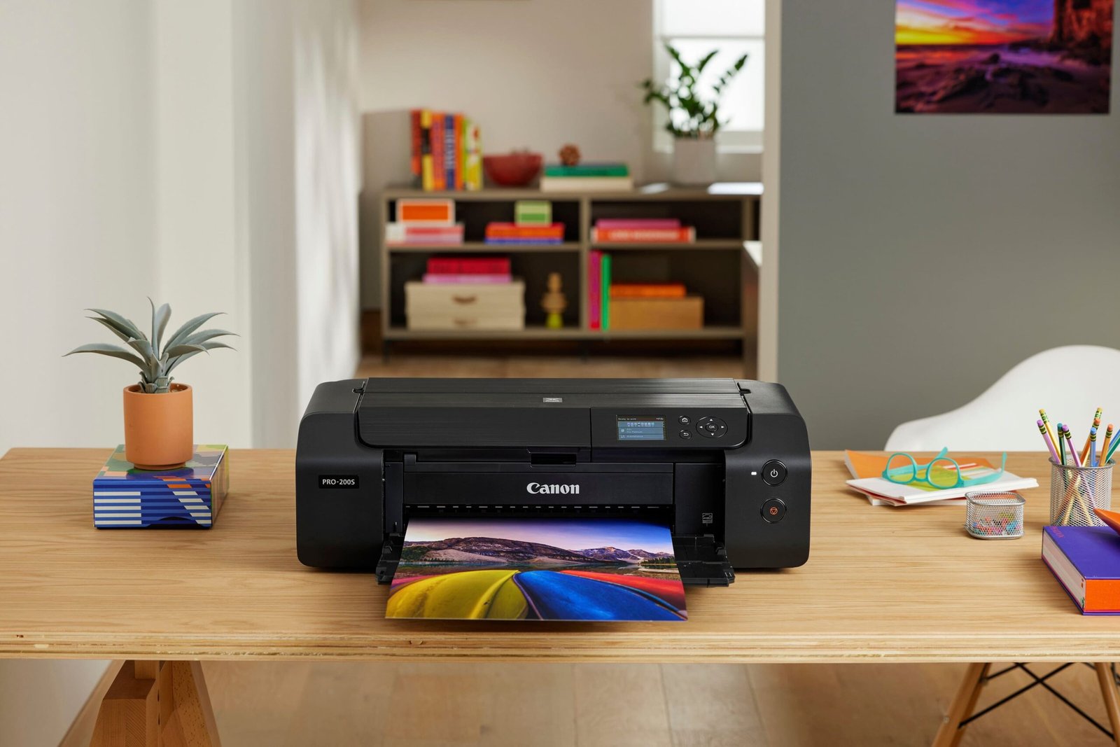 Canon - PIXMA PRO-200S Professional Wireless Inkjet Photo Printer - Black