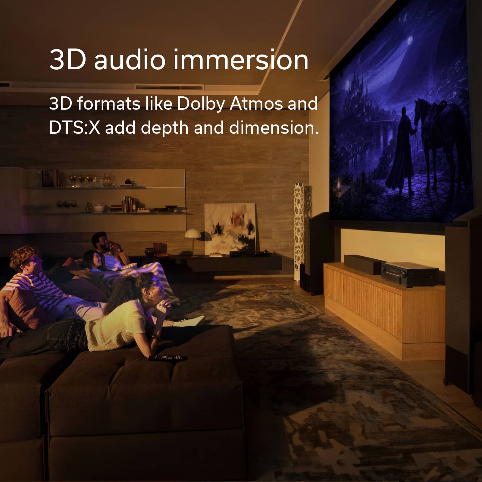 Denon - AVR-X3900H 9.4 Ch. 105W 4K/8K Dolby Atmos AV Receiver - Black