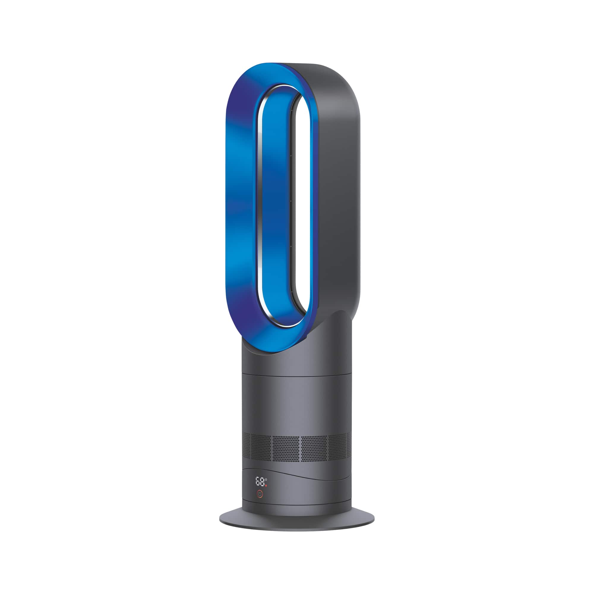 Dyson - Hot+Cool AM09 Tower, Heater and Fan - Iron/blue