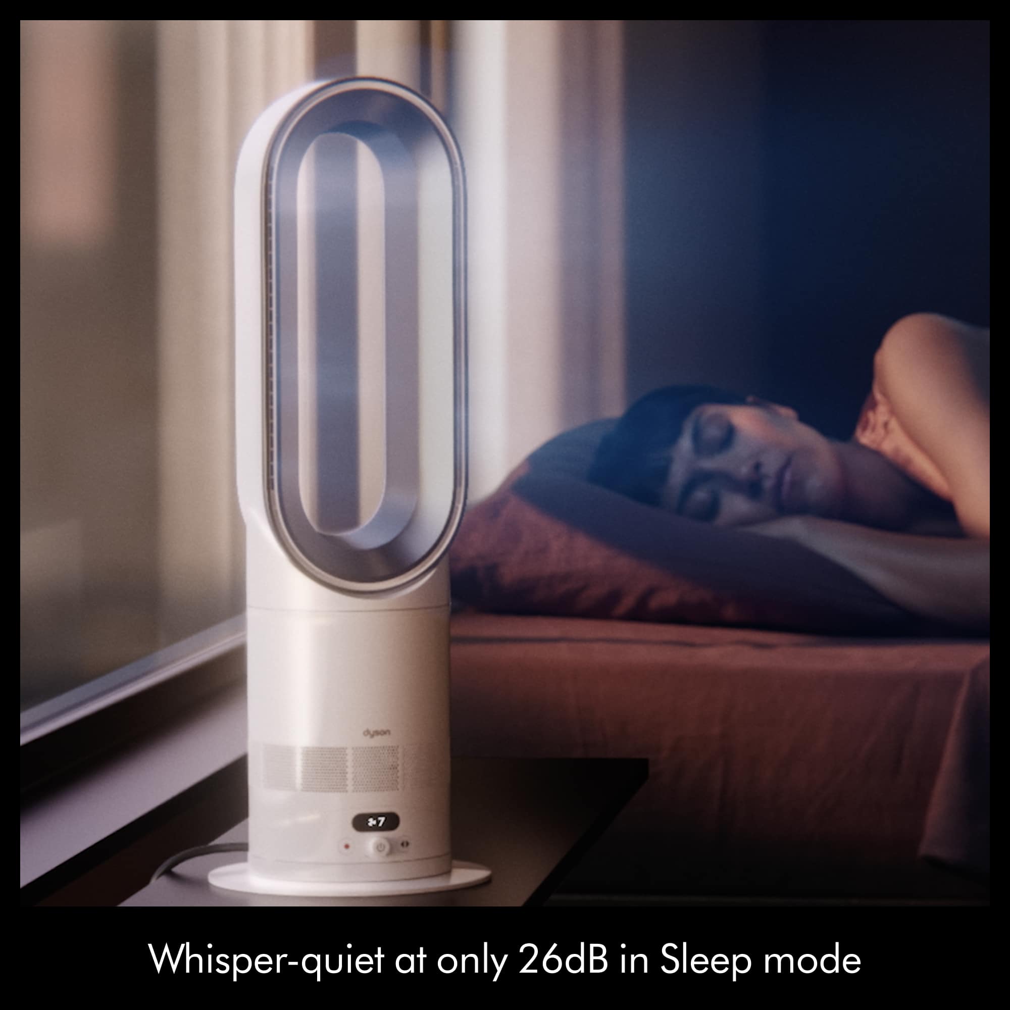 Dyson - Hot+Cool HF1 Rapid React All Season Heater Fan - White/Silver