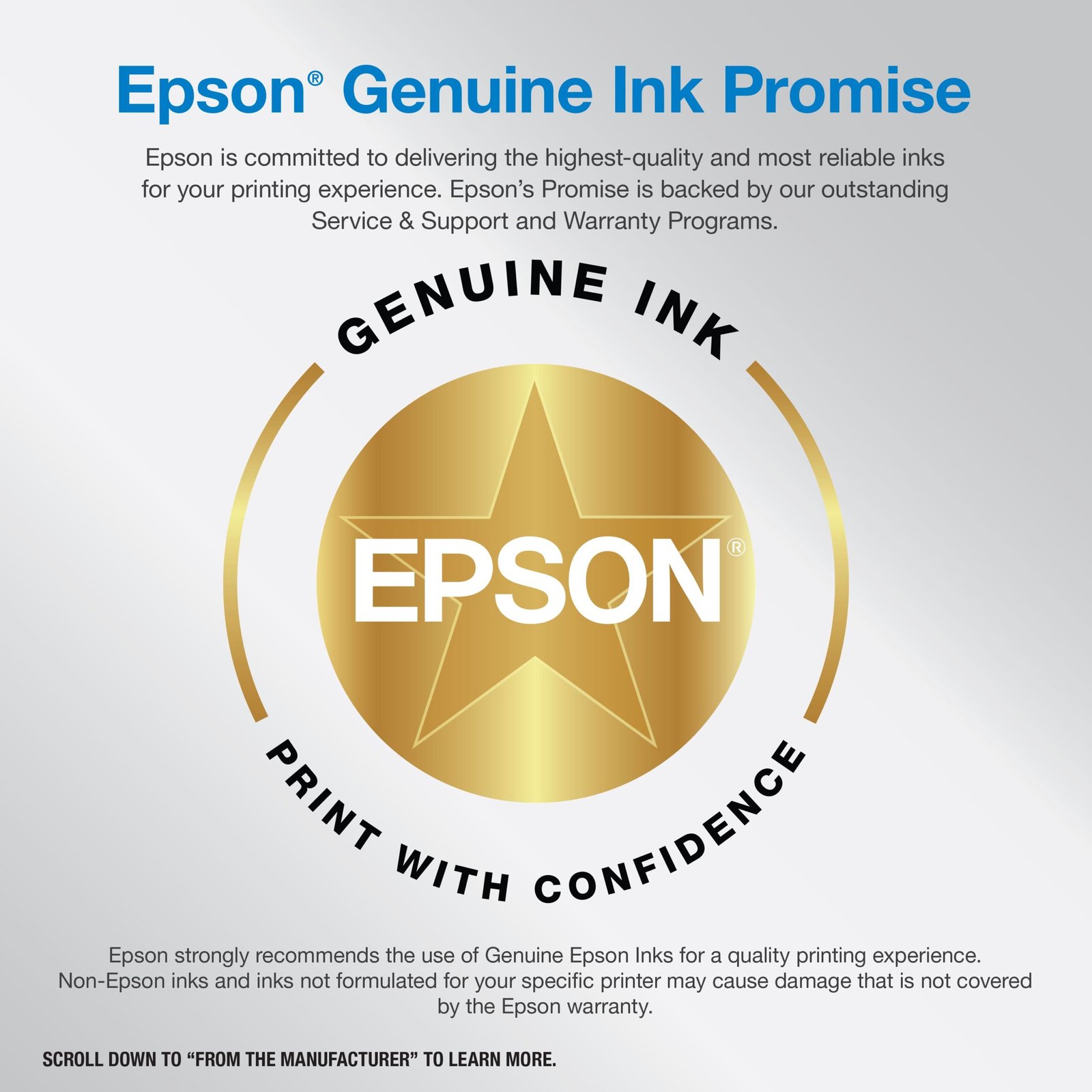 Epson - EcoTank ET-4950 Wireless All-in-One Color Supertank Inkjet Printer - White