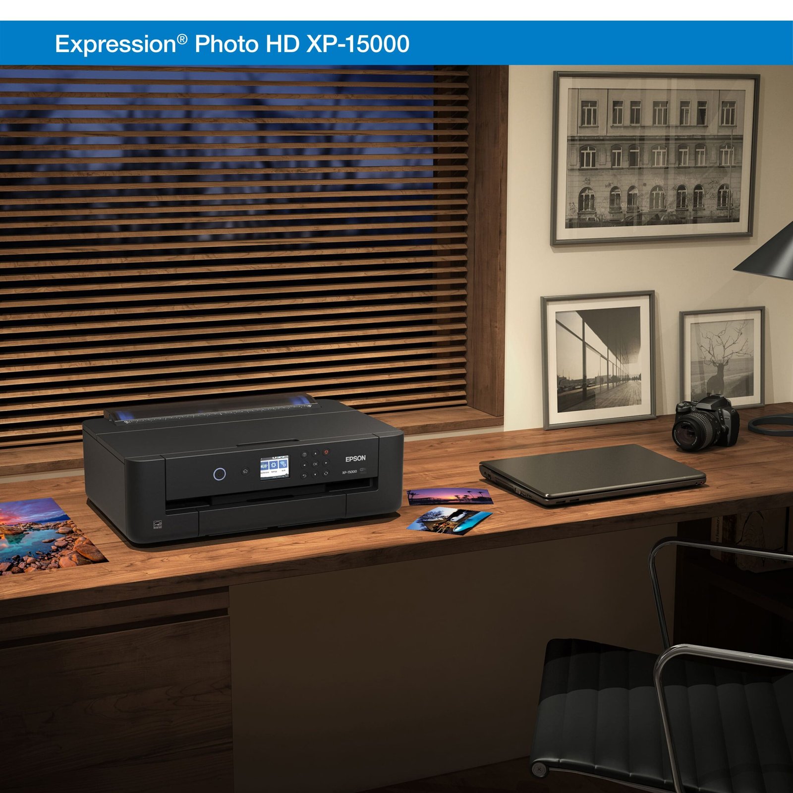 Epson - Expression Photo HD XP-15000 Wireless Inkjet Printer - Black