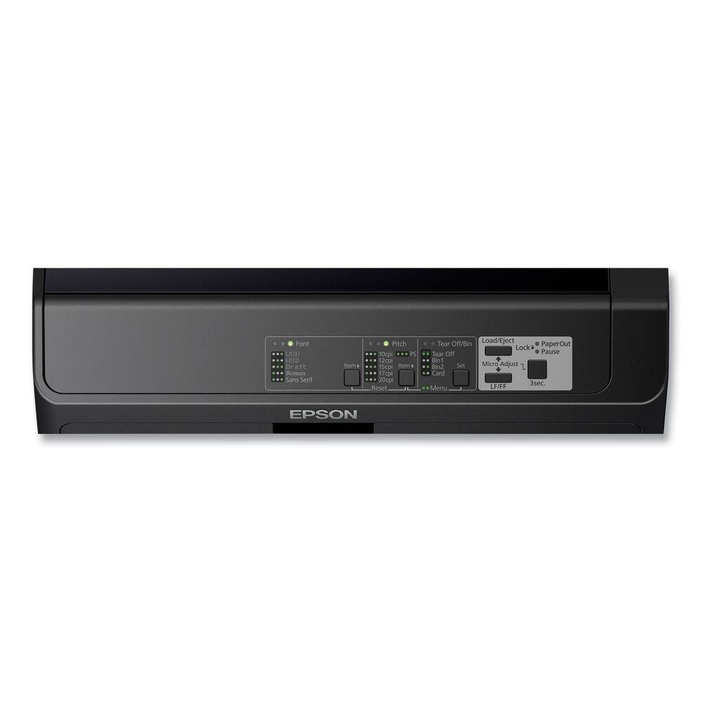 Epson - FX-890II 9-pin Dot Matrix Printer - Energy Star - 680 cps Mono - 8.50" , 6.50" , 9.50" Width x 11" - Monochrome
