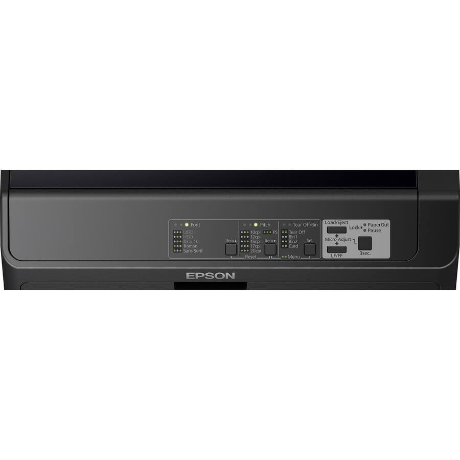 Epson - FX-890II 9-pin Dot Matrix Printer - Energy Star - 680 cps Mono - 8.50" , 6.50" , 9.50" Width x 11" - Monochrome