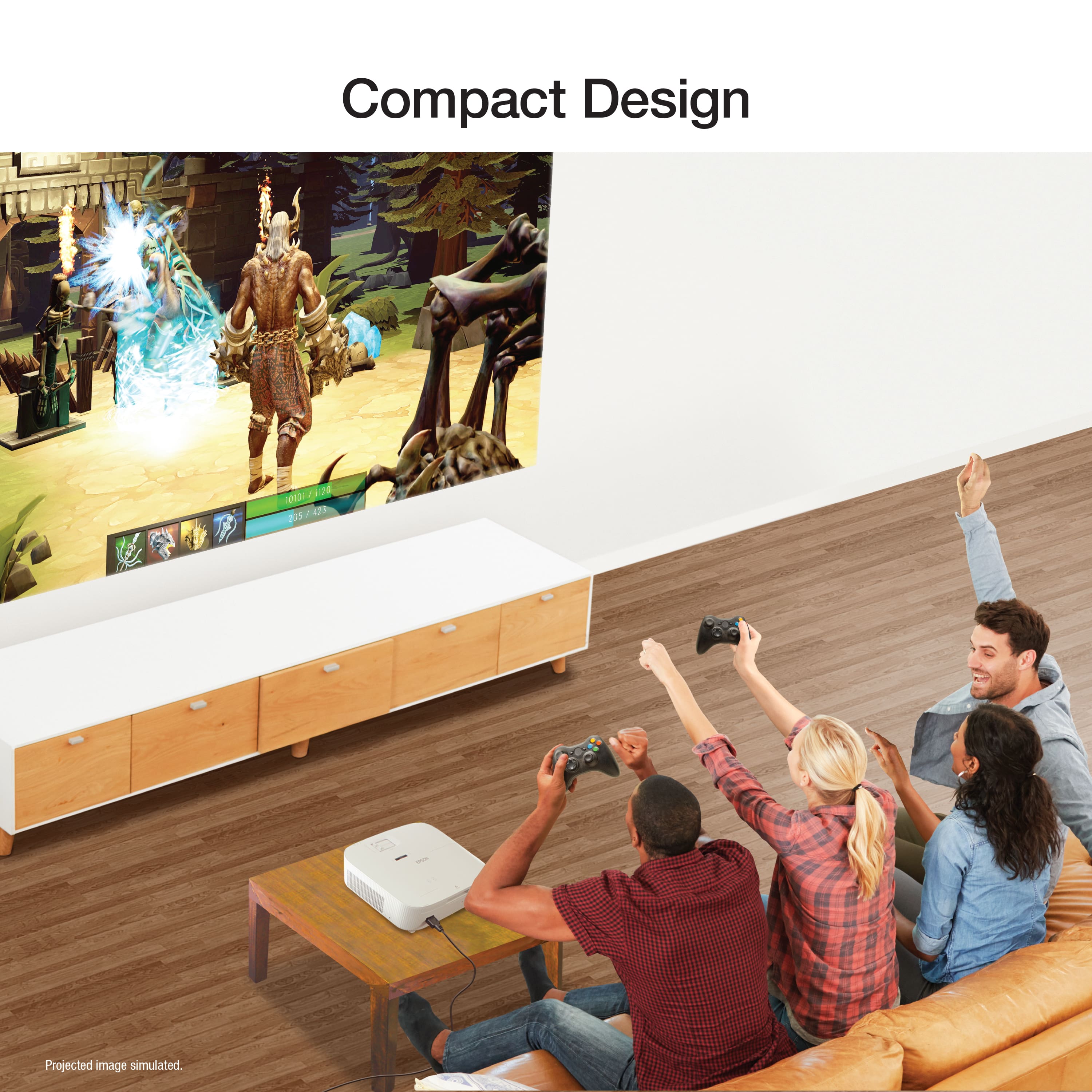 Epson - Home Cinema 2350 4K PRO-UHD Smart Streaming Projector with Android TV - White