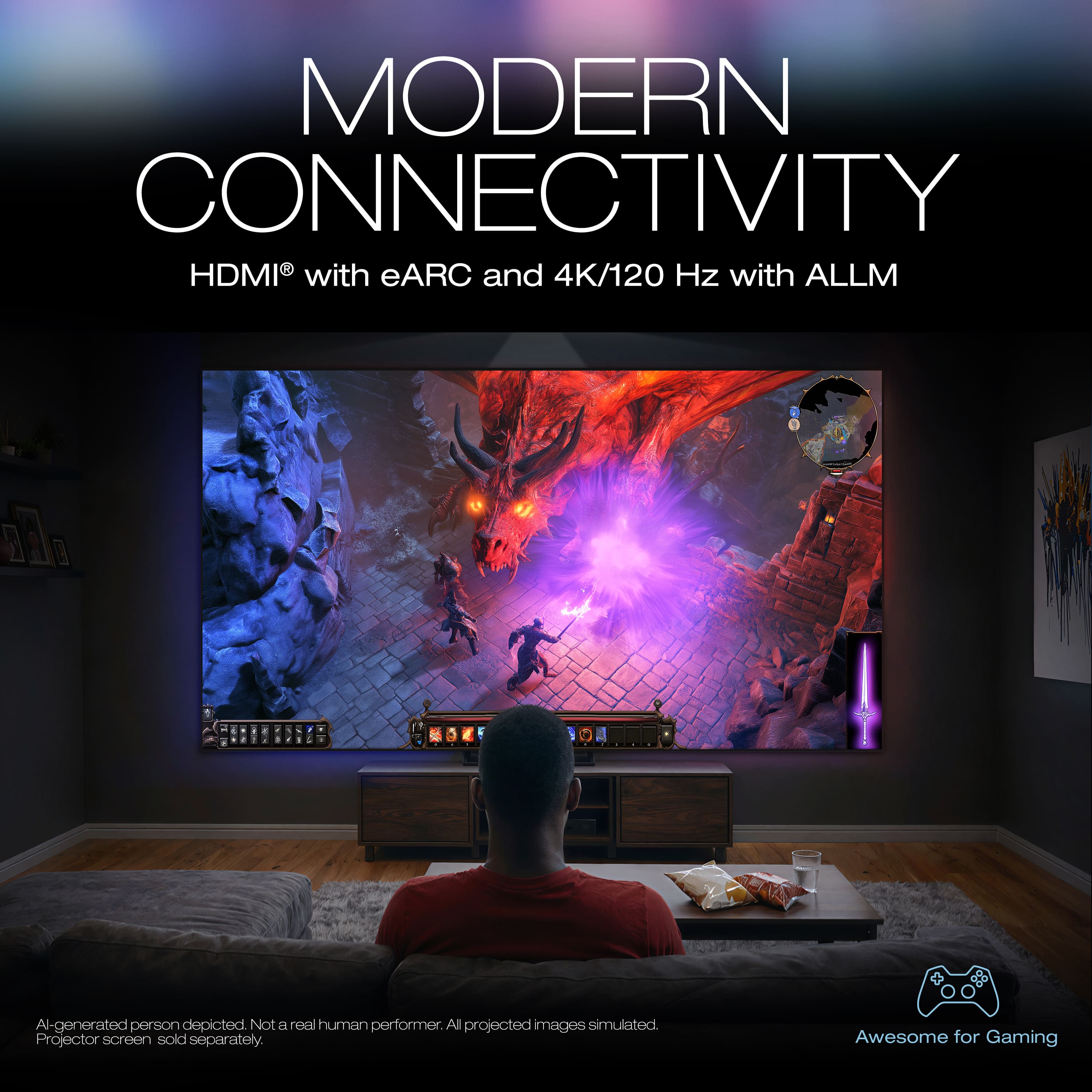 Epson - Home Cinema LS11000 4K PRO-UHD Laser Projector - White
