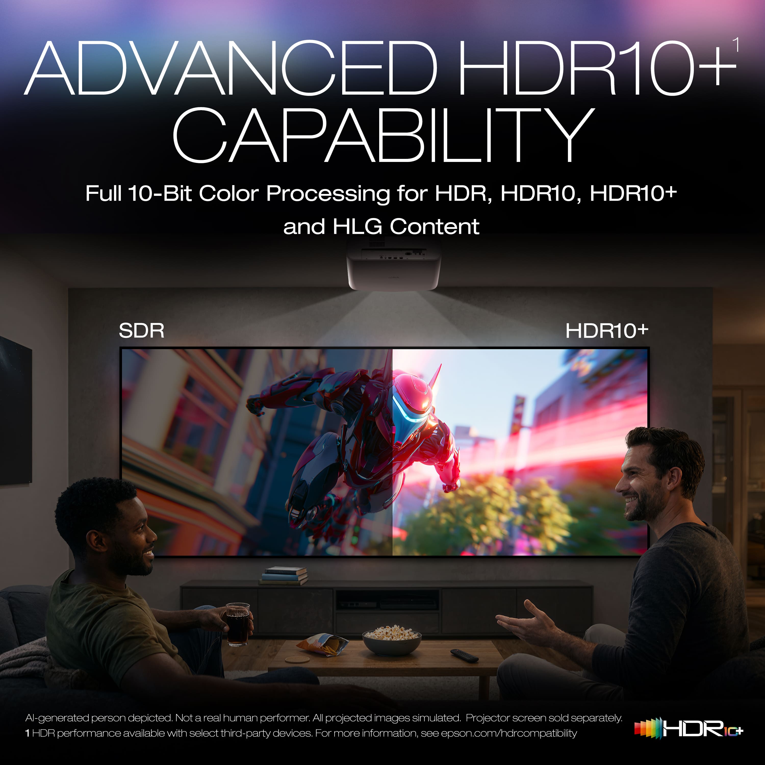 Epson - Home Cinema LS11000 4K PRO-UHD Laser Projector - White