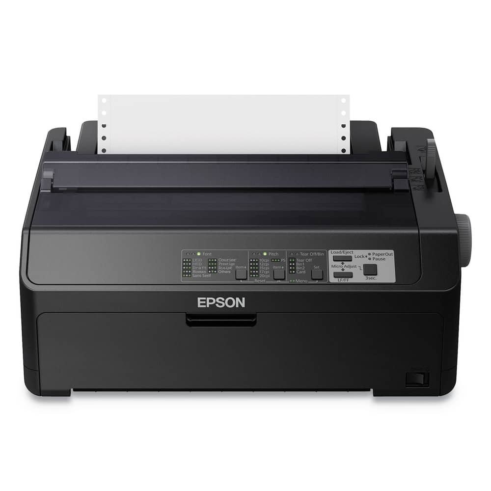 Epson - LQ-590II 24-pin Dot Matrix Printer - Monochrome - Energy Star - 584 cps Mono - 8.50" Width x 11" Length - USB - Unknown