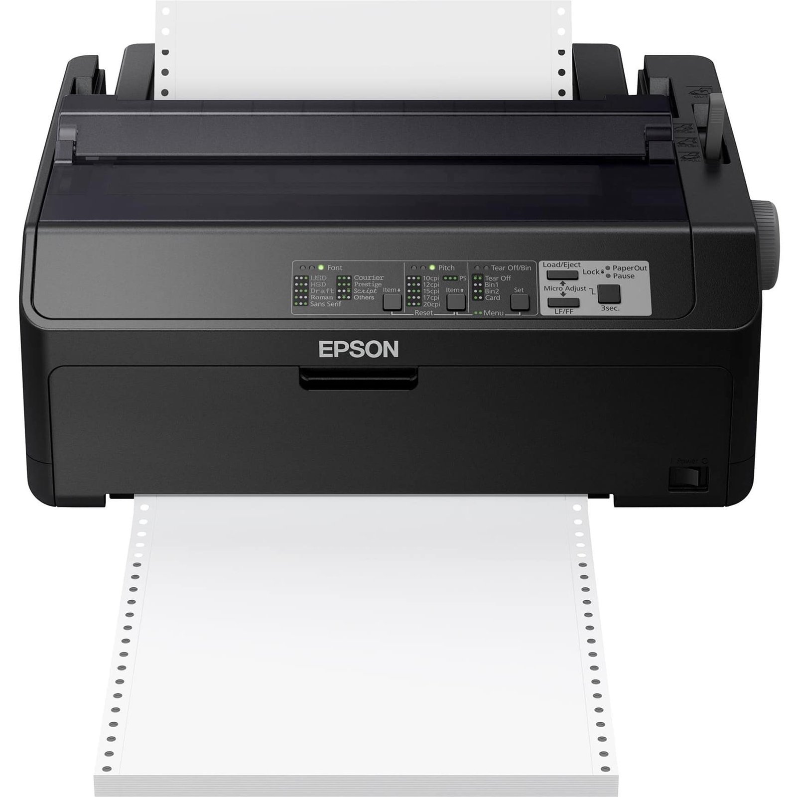 Epson - LQ-590II 24-pin Dot Matrix Printer - Monochrome - Energy Star - 584 cps Mono - 8.50" Width x 11" Length - USB - Unknown
