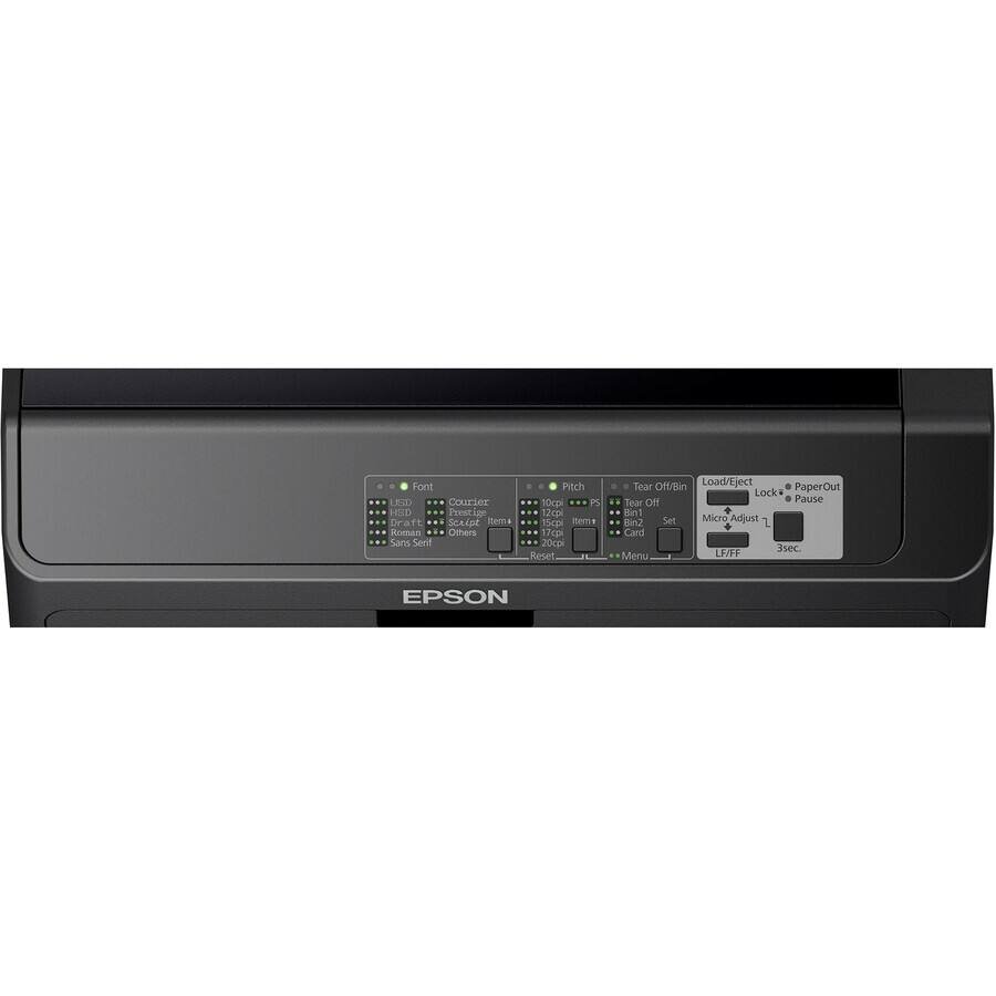 Epson - LQ-590II N 24-pin Dot Matrix Printer - Energy Star - 584 cps Mono - 8.50" Width x 11" Length - USB - Monochrome