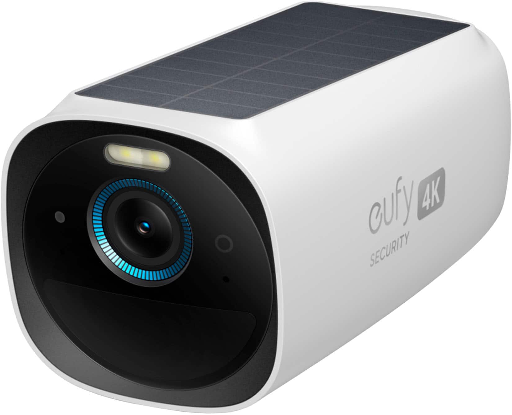 eufy - eufyCam 3, 5-Outdoor Wireless 4K Solar Powered Security Cameras with HomeBase 3 - White