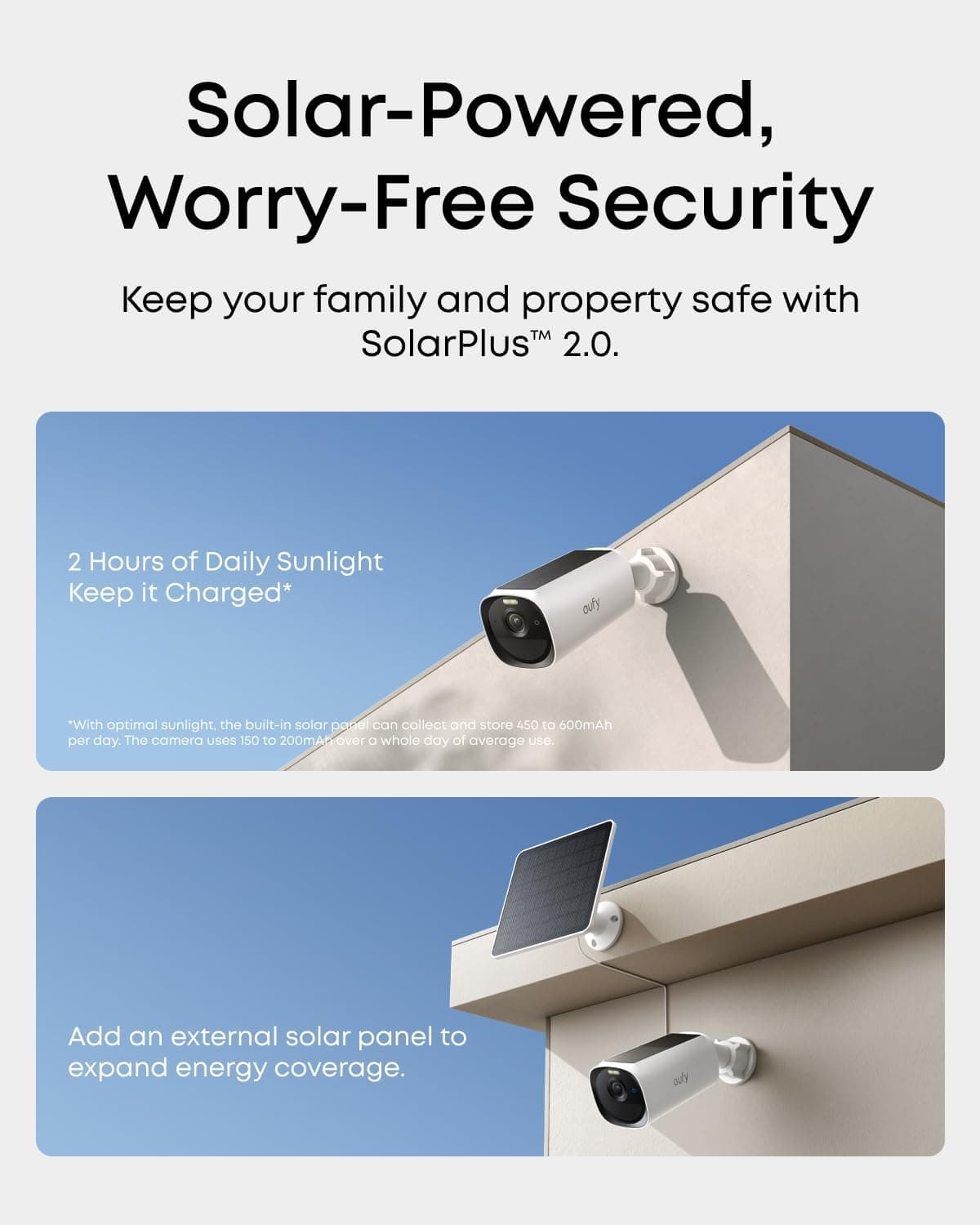 eufy - eufyCam E40 6 Cam& Homebase S380, 2K MaxColor Night Vision,Solar Security Camera,No Monthly Fee - White