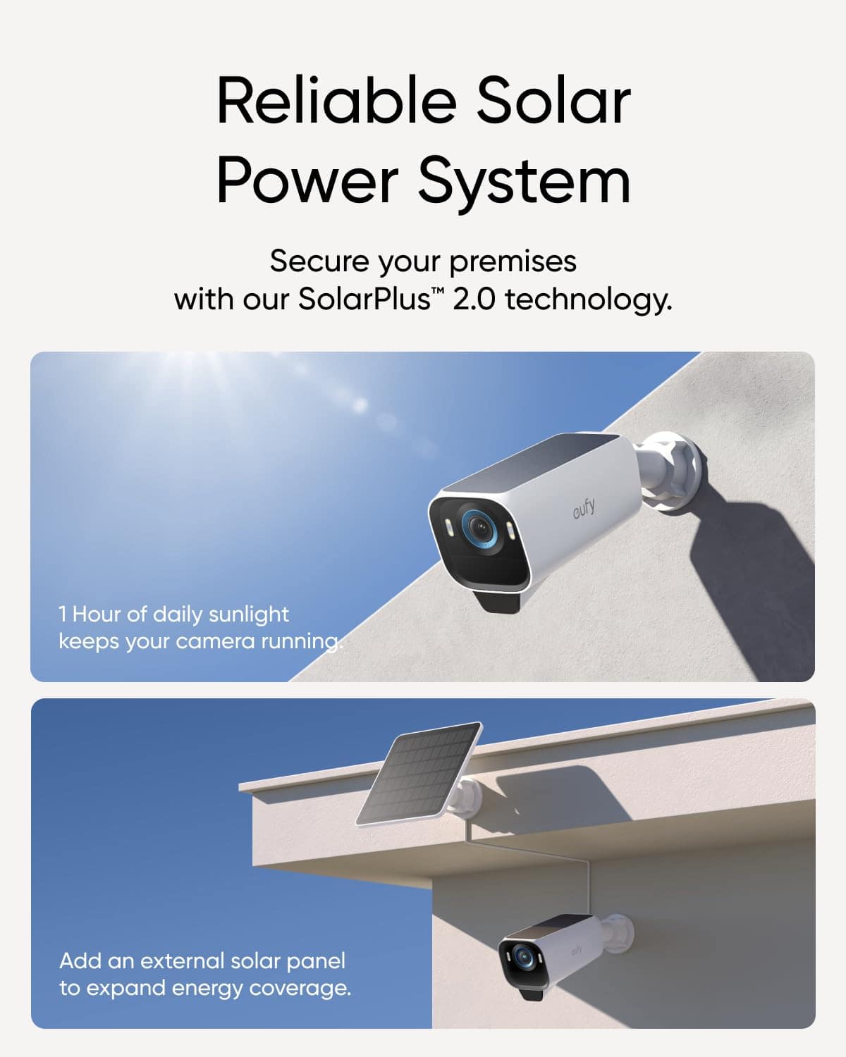 eufy - eufyCam S3 Pro 4-Cam Kit + SoloCam S340, Solar Camera Outdoor Wireless, 4K MaxColor Night Vision, No Blind Spots - White
