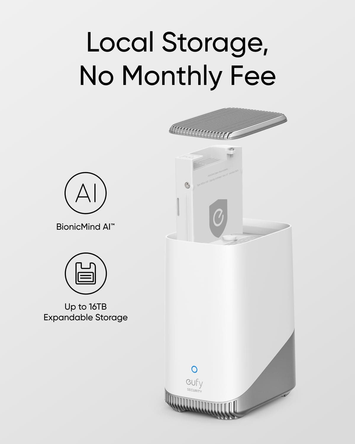 eufy - eufyCam S3 Pro 6-Cam Kit, 4K Outdoor Wireless Solar Security Camera, Face Recognition AI, No Monthly Fee - White