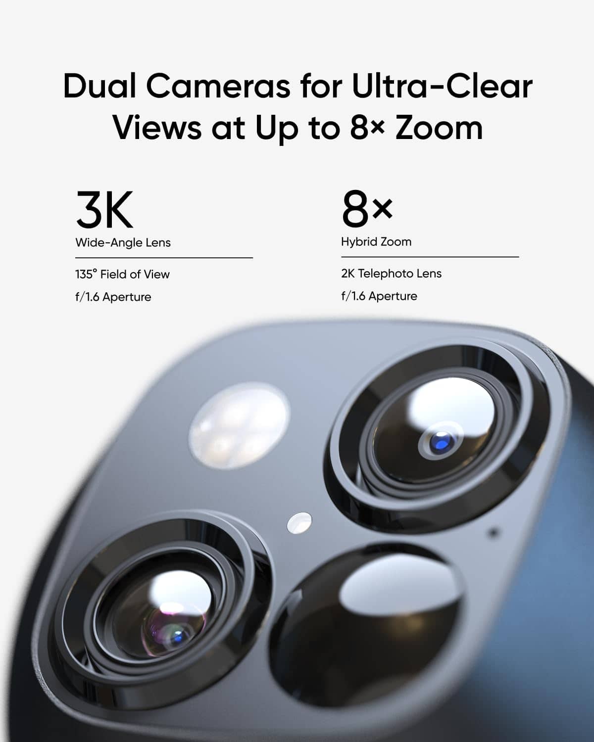 eufy - SoloCam S340 4‑Cam Kit with HomeBase 3, Solar Security Camera, Wireless Outdoor Camera, 360° Pan/Tilt, No Fee - Black+White