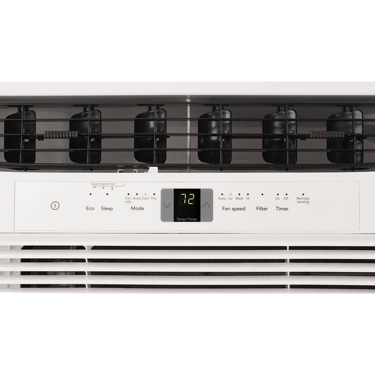 Frigidaire - 115V 10,000 BTU 450 Sq. Ft. Smart Window Air Conditioner with Remote - White