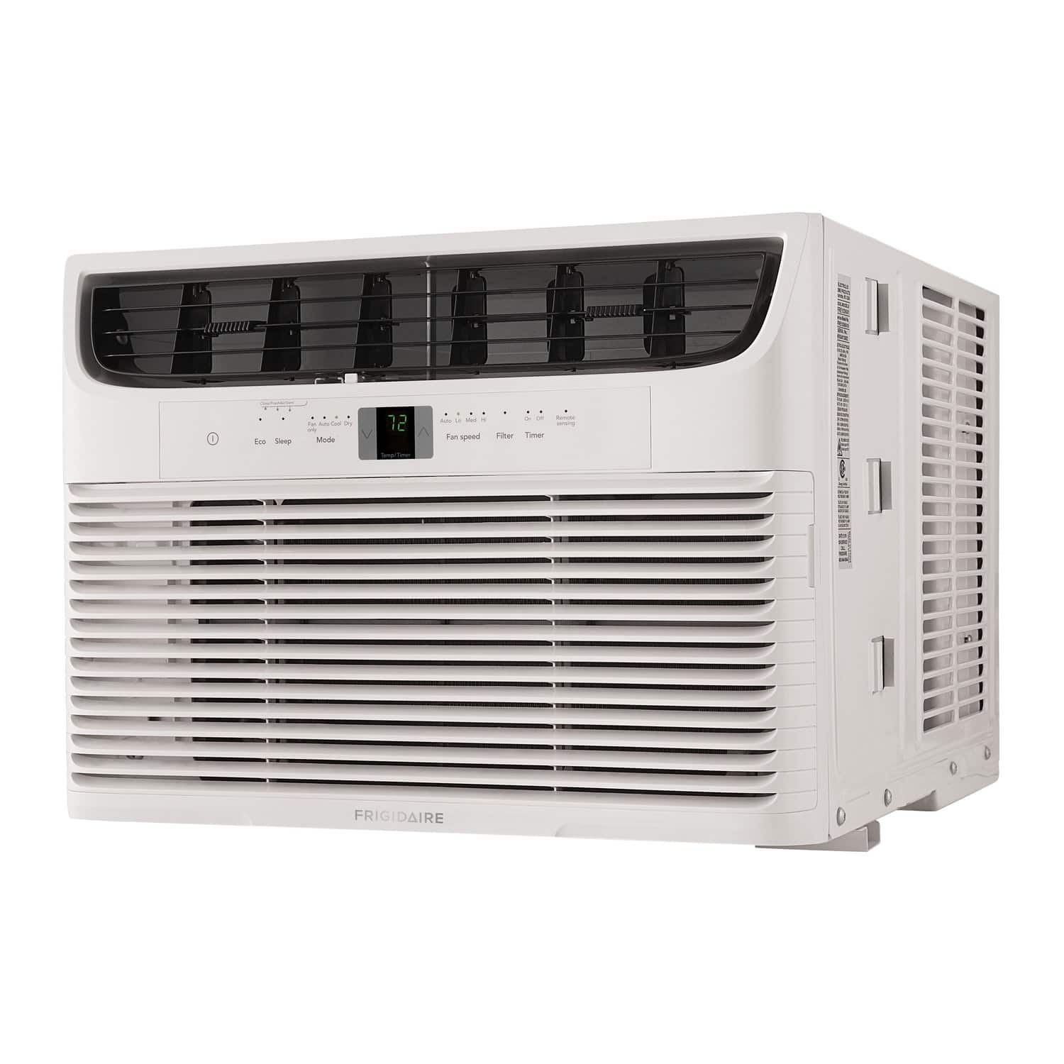 Frigidaire - 115V 10,000 BTU 450 Sq. Ft. Smart Window Air Conditioner with Remote - White
