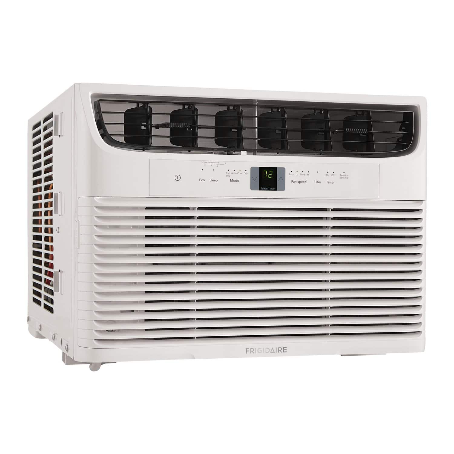 Frigidaire - 115V 10,000 BTU 450 Sq. Ft. Smart Window Air Conditioner with Remote - White