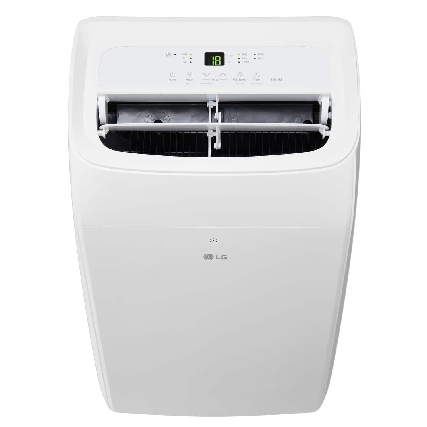LG - 350 Sq. Ft. 8,350 BTU DOE (12,000 BTU ASHRAE) Smart Portable Air Conditioner - White