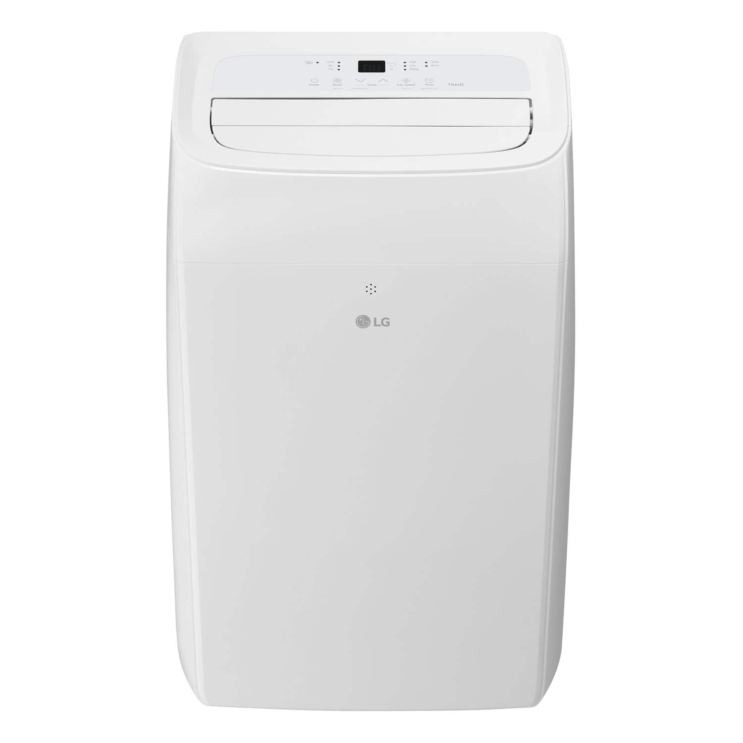 LG - 350 Sq. Ft. 8,350 BTU DOE (12,000 BTU ASHRAE) Smart Portable Air Conditioner - White