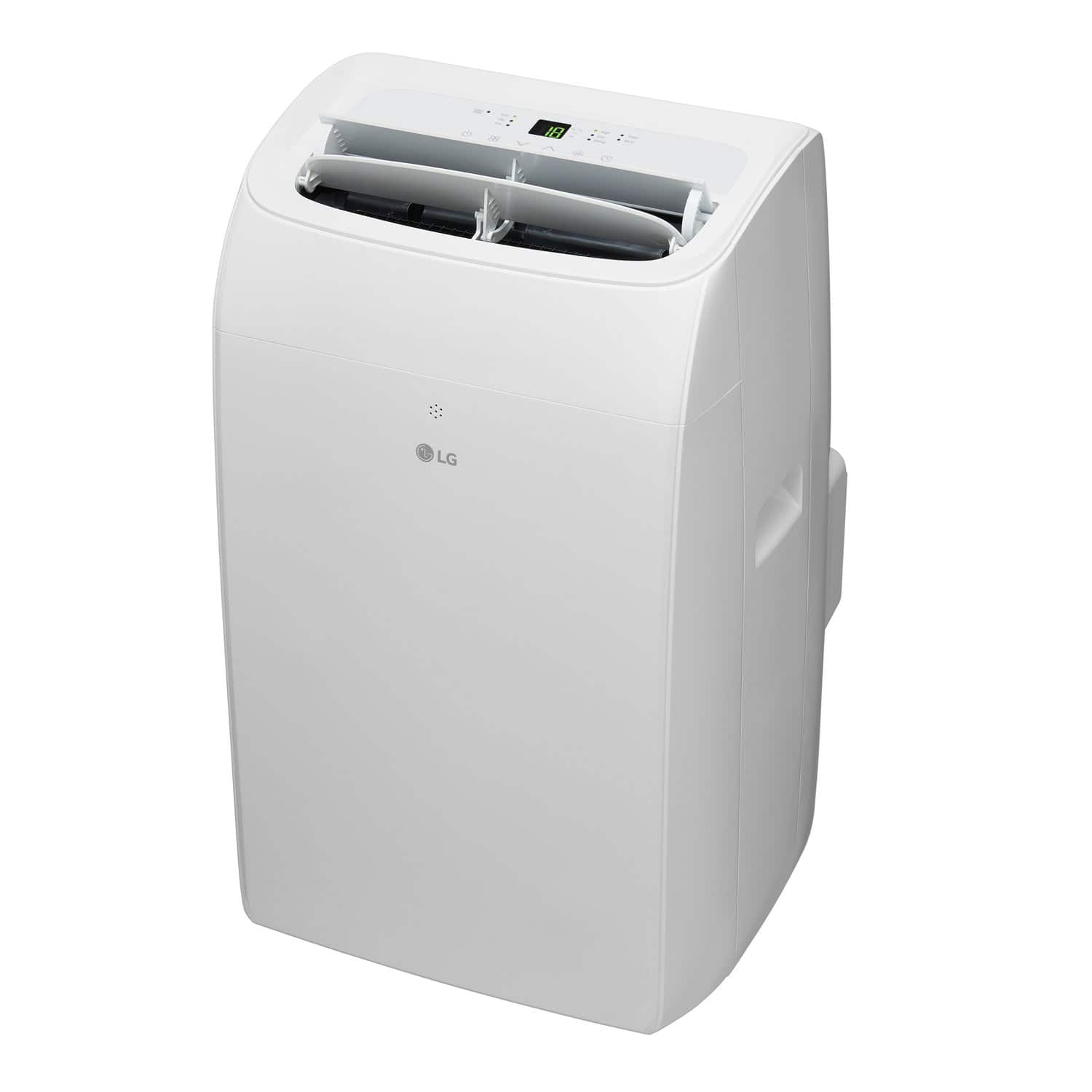 LG - 350 Sq. Ft. 8,350 BTU DOE (12,000 BTU ASHRAE) Smart Portable Air Conditioner - White