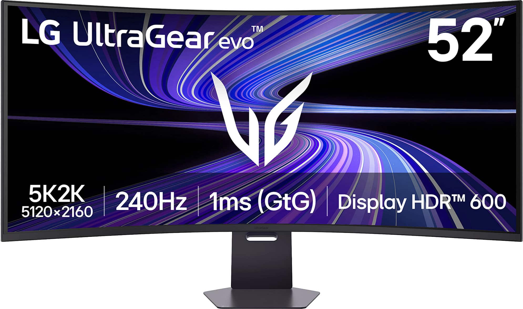 LG - 52" UltraGear evo G9 5K2K 240Hz 1ms FreeSync Premium Gaming Monitor with DisplayHDR 600 (HDMI 2.1, DP 2.1, USB-C) - Black