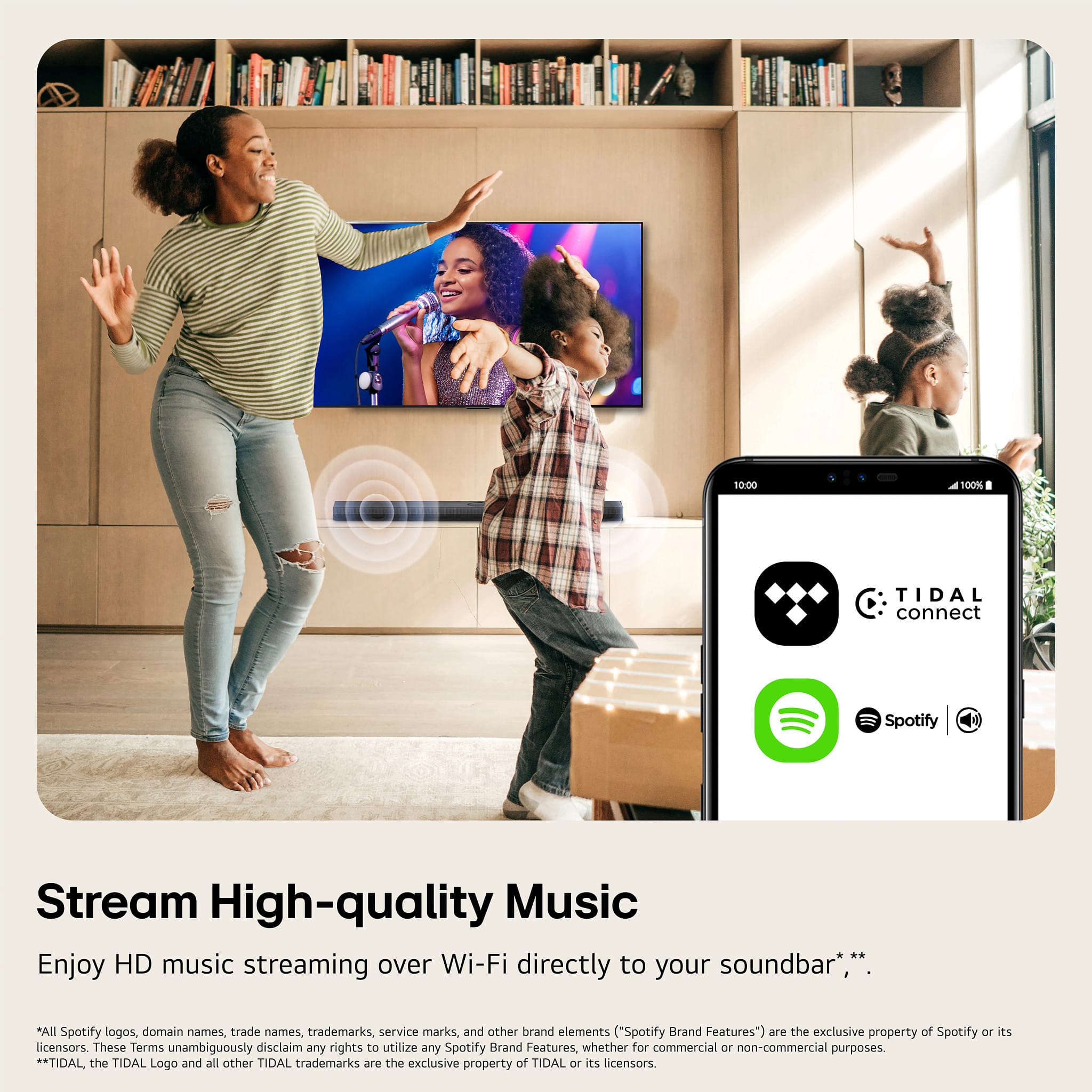LG - 7.1.3-Channel S90TR Home Theater Soundbar with Wireless Subwoofer and Rear Speakers, Dolby Atmos, WOW Orchestra - Black