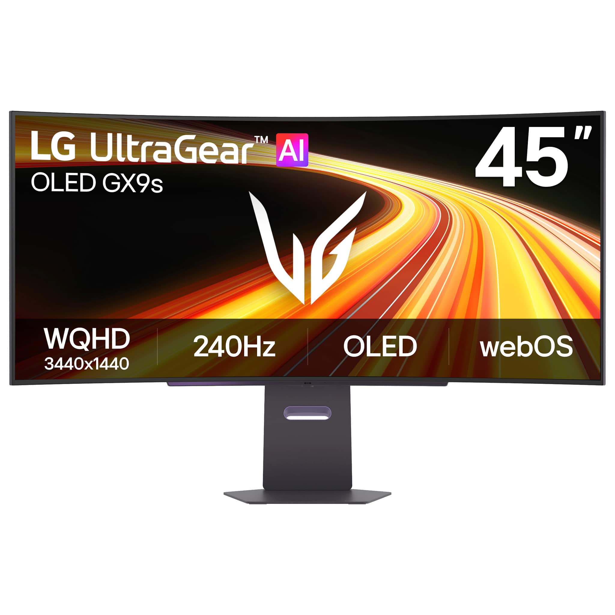 LG - UltraGear 45" WQHD OLED 240Hz 0.03ms G-SYNC FreeSync Premium Pro Gaming Monitor with DisplayHDR400 TRUE - Black