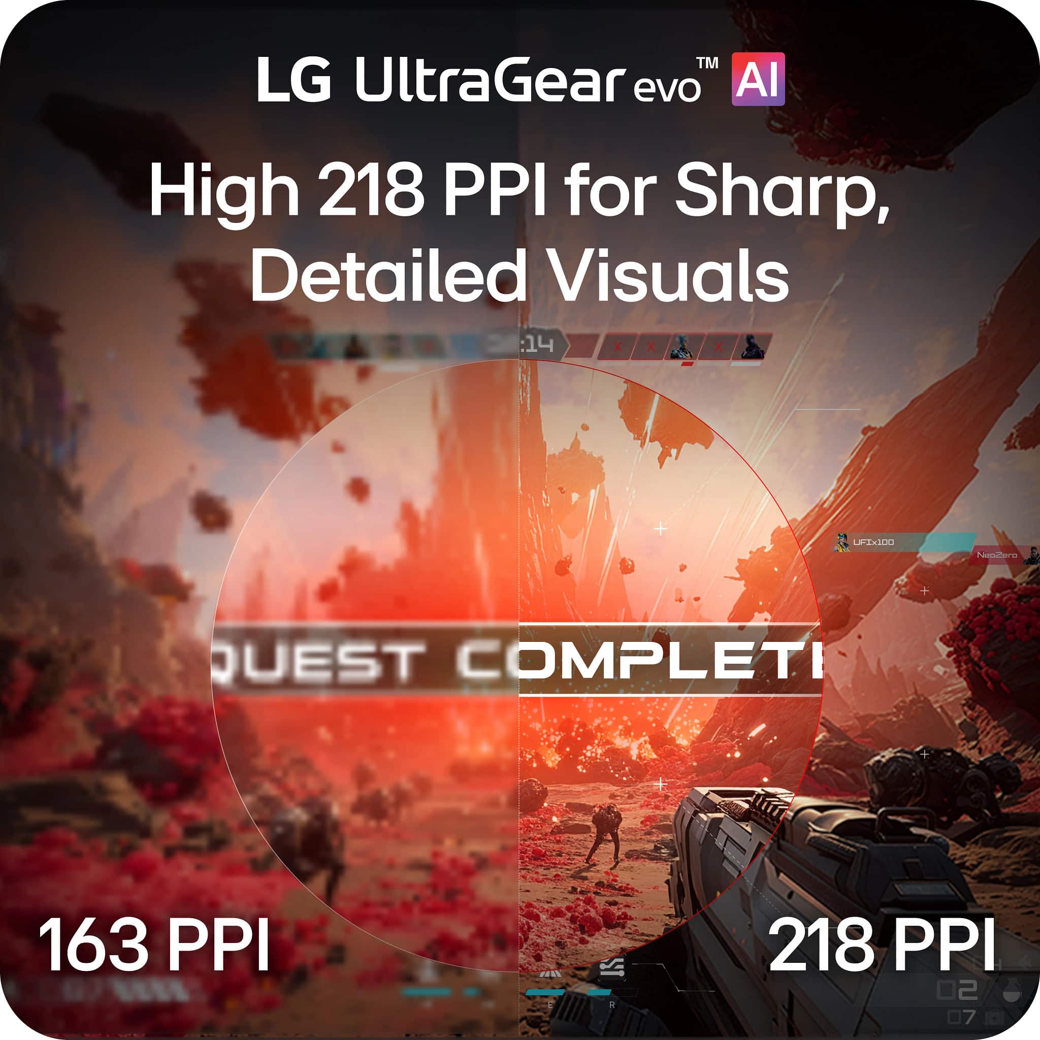 LG - UltraGear evo AI GM9 27" 5K Hyper Mini LED 165Hz 1ms G-SYNC FreeSync Premium Gaming Monitor with DisplayHDR1000 - Black