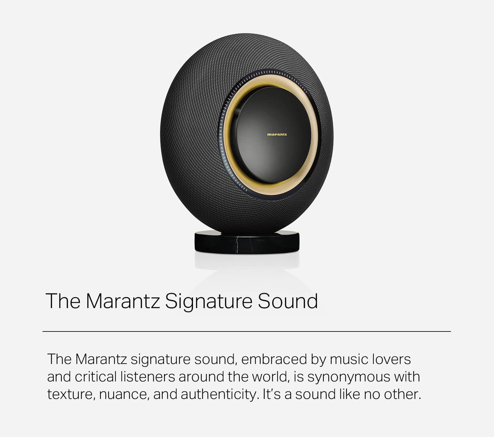 Marantz - Grand Horizon 8" Hi-Res 860W Wireless Speaker (Each) - Champagne