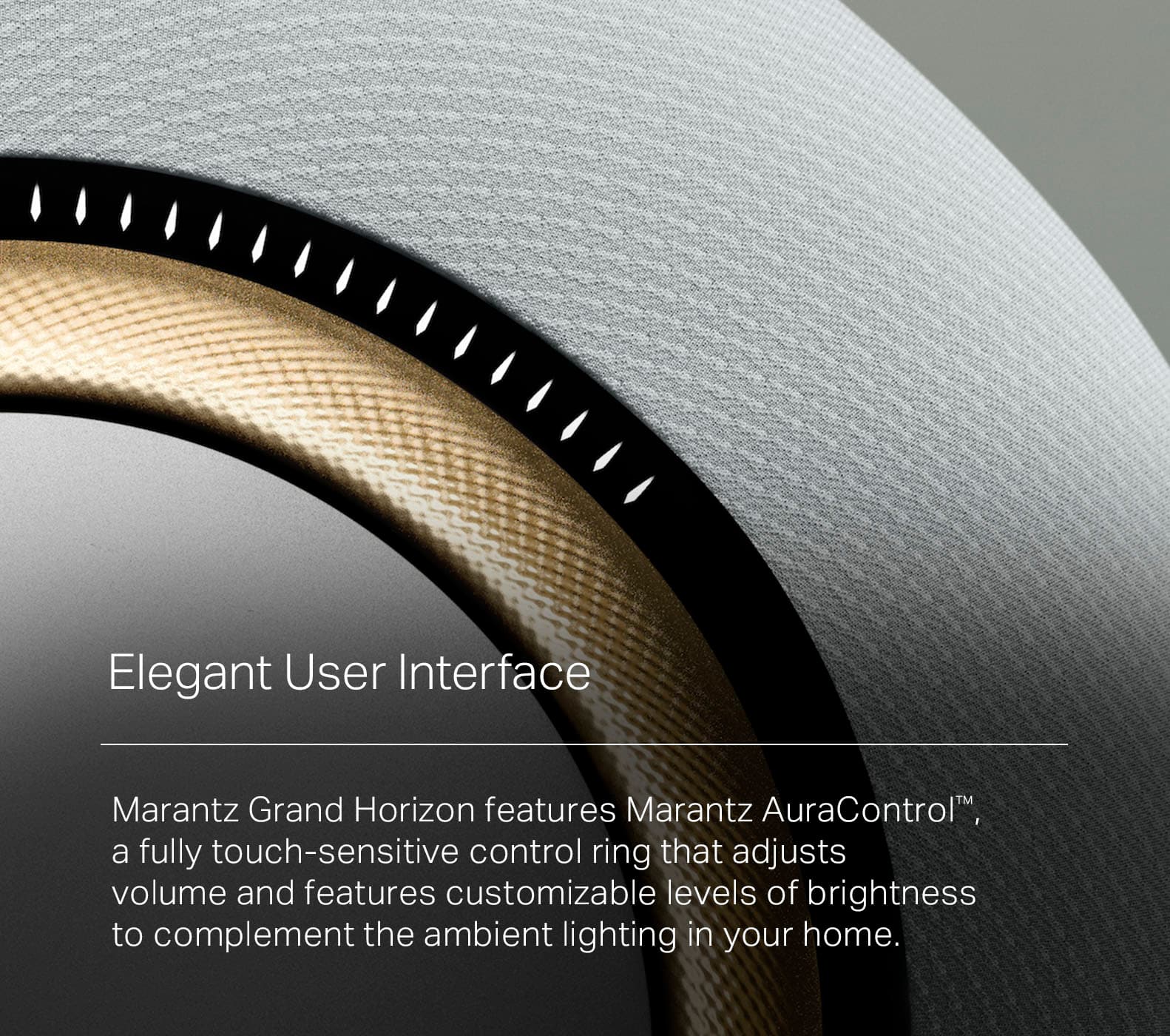 Marantz - Grand Horizon 8" Hi-Res 860W Wireless Speaker (Each) - Champagne