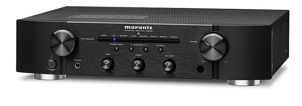 Marantz - PM6007 155W 2-Ch Stereo Integrated Amplifier - Black