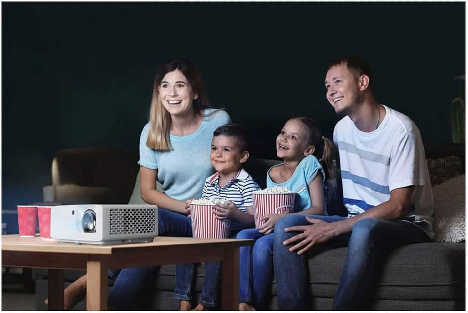 Optoma - GT2000HDR Compact Short Throw 1080p HD Laser Projector with High Dynamic Range - White