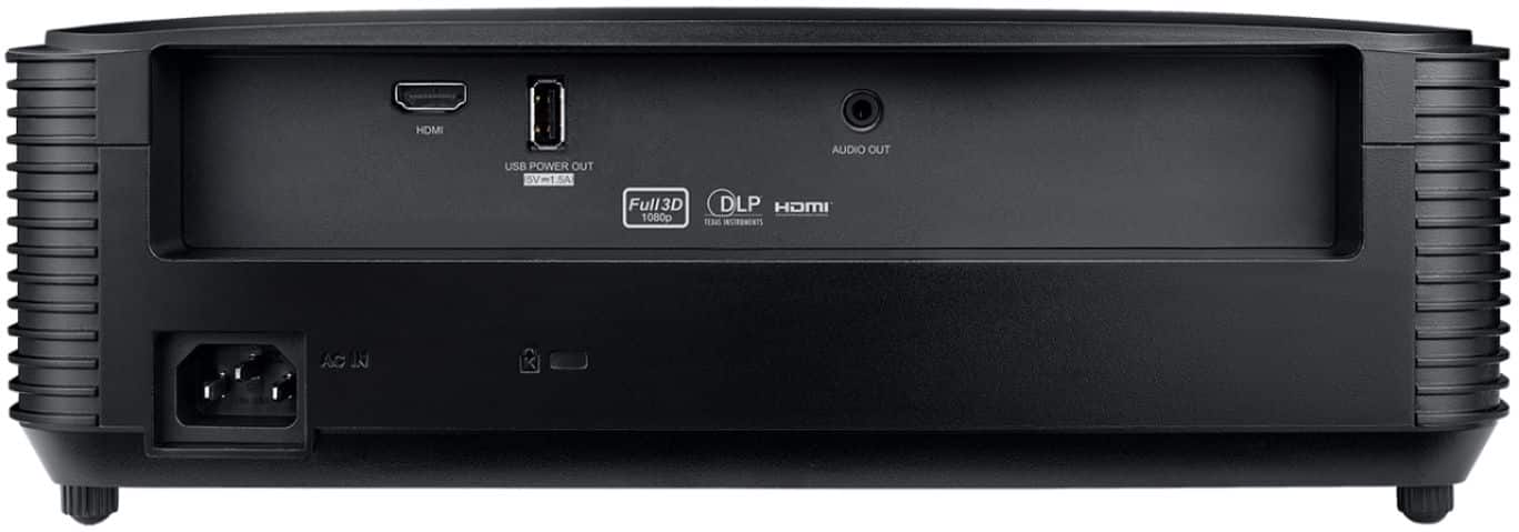 Optoma - HD146X High Performance, Bright 1080p Home Entertainment Projector with Enhanced Gaming Mode - Black