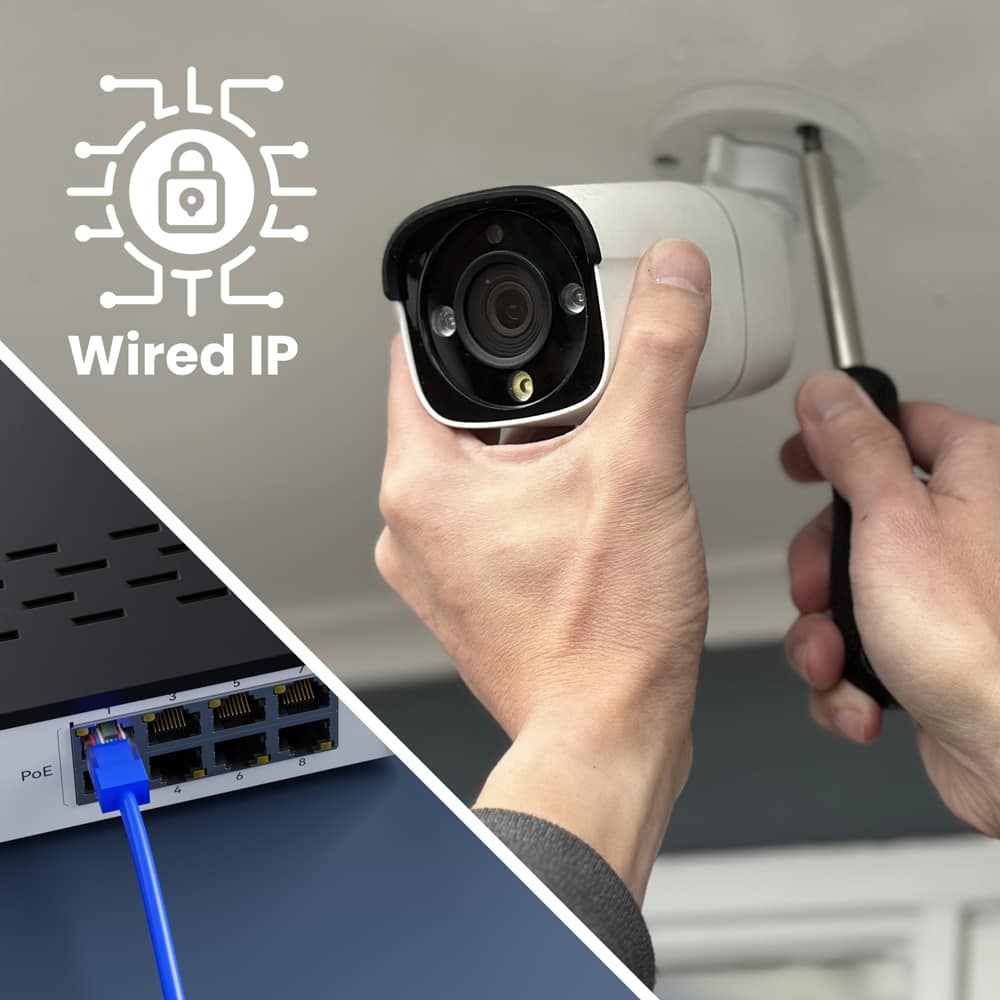 Reolink - 8-Channel, 4 - Bullet Camera Indoor/Outdoor 4K+ 12MP PoE 2TB NVR Security Surveillance System - White