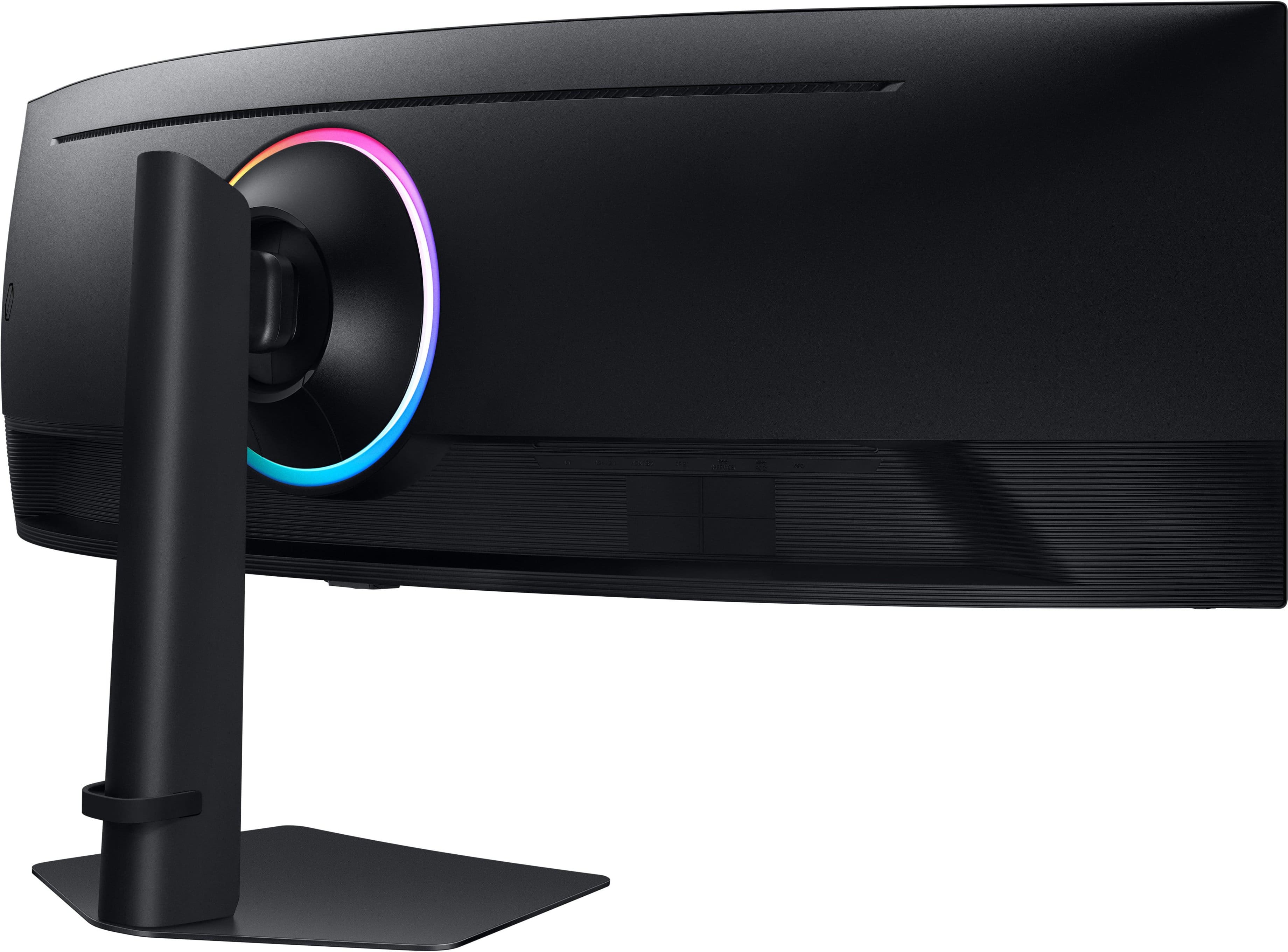 Samsung - 49" Odyssey 1000R Curved Dual QHD 240Hz 1ms FreeSync Gaming Monitor with HDR1000 (HDMI x2, DP, USB) - Black