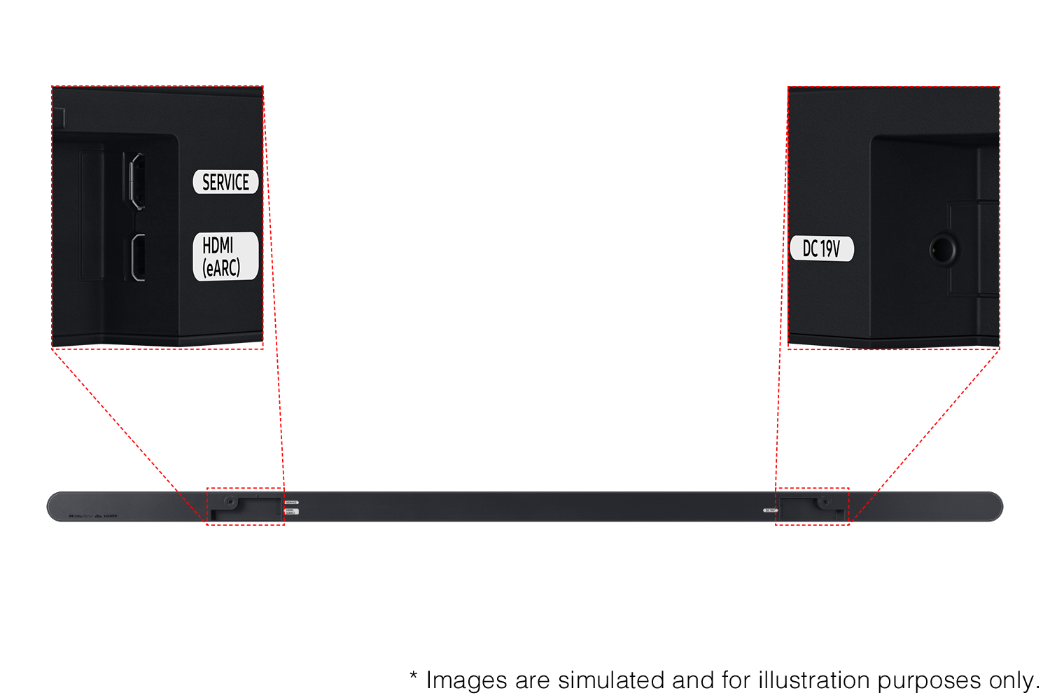 Samsung - HW-S800D 3.1.2 Channel S-Series Ultra Slim Soundbar with Wireless Subwoofer, Dolby Atmos and Q-Symphony - Titan Black